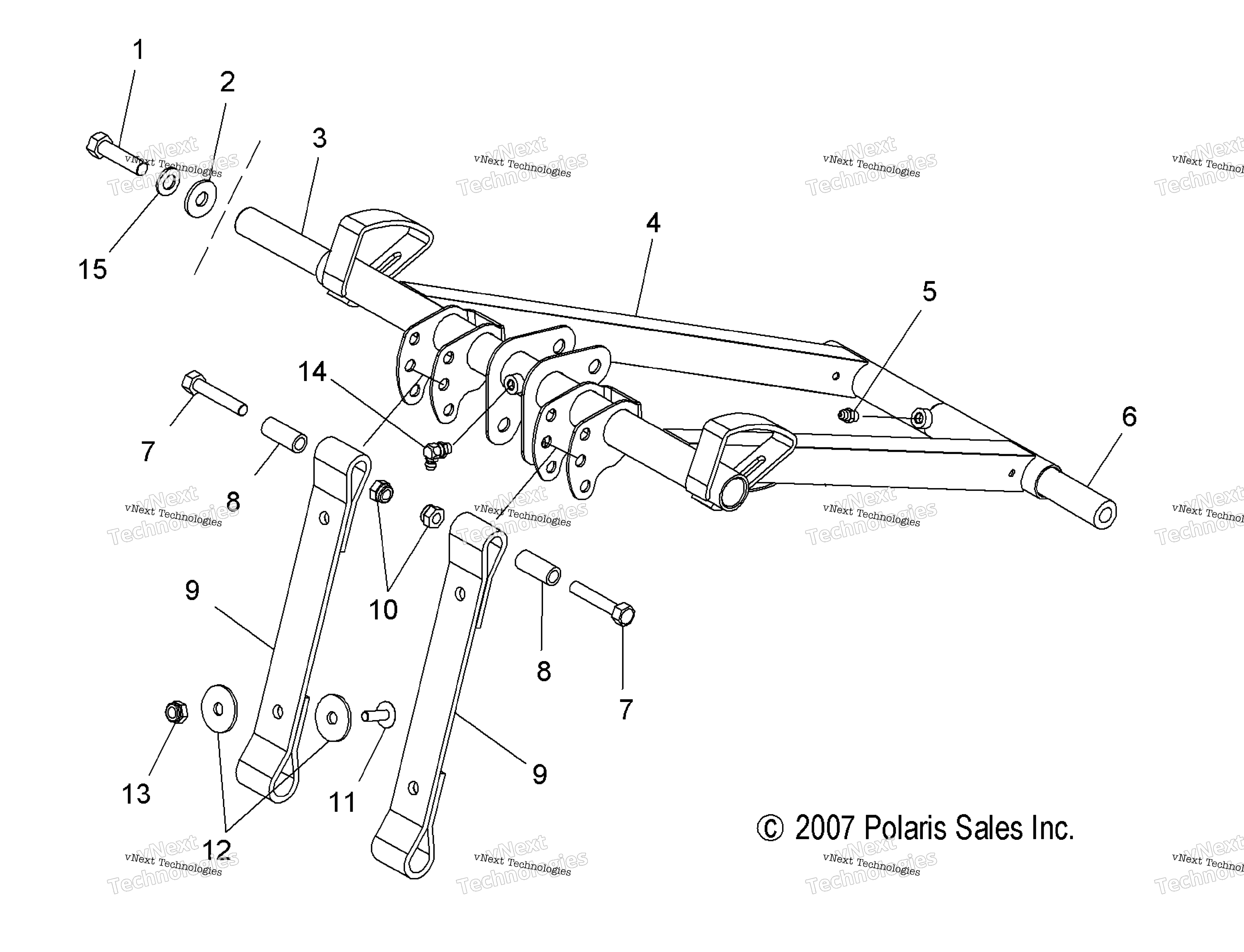 Torque Arm, передний (49Snowfta08600rmk)