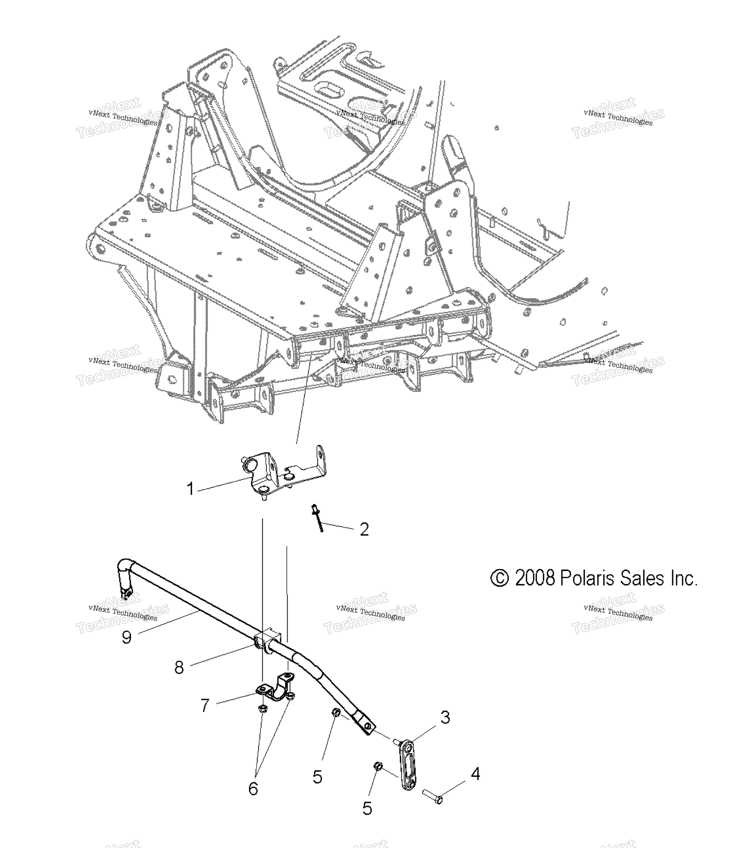 Suspension, Sway Bar S09pg8 / Ph8 All Options (49Snowswaybar09800rmk)