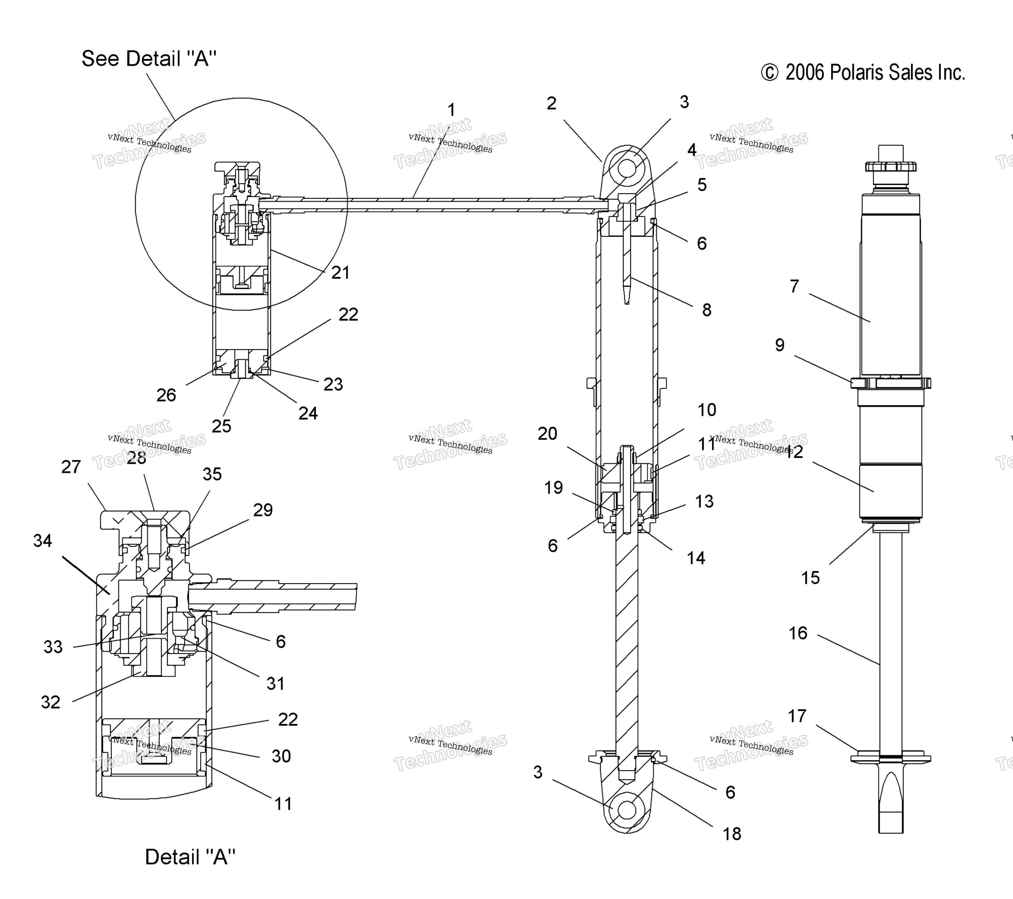 подвеска Shock Asm. Ifs, Internal Components (49Snowshockifs)