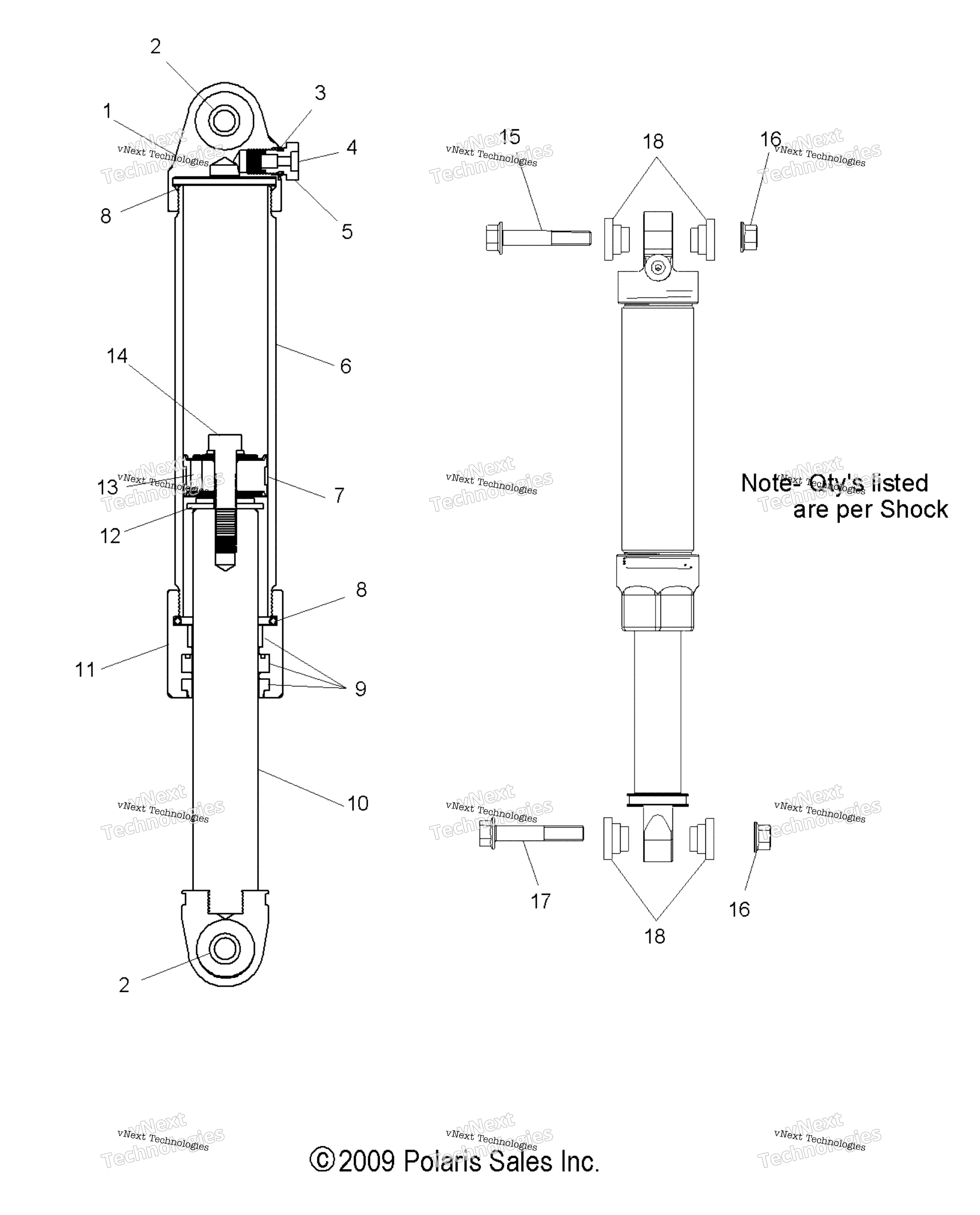 Suspension, Shock, Ifs All опции (49Snowshockifsrmk)