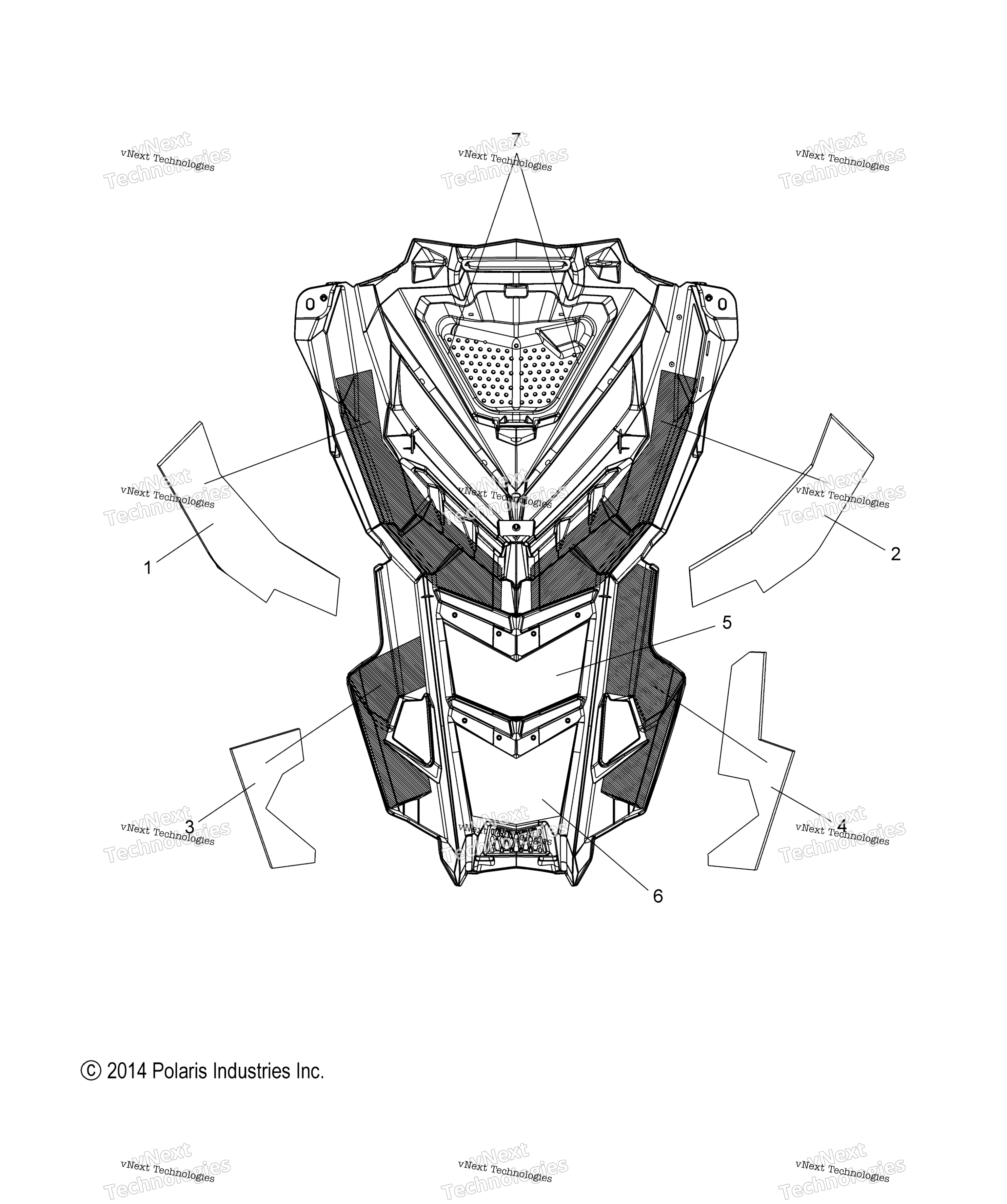 Body, Hood Foam / Fiber All Options