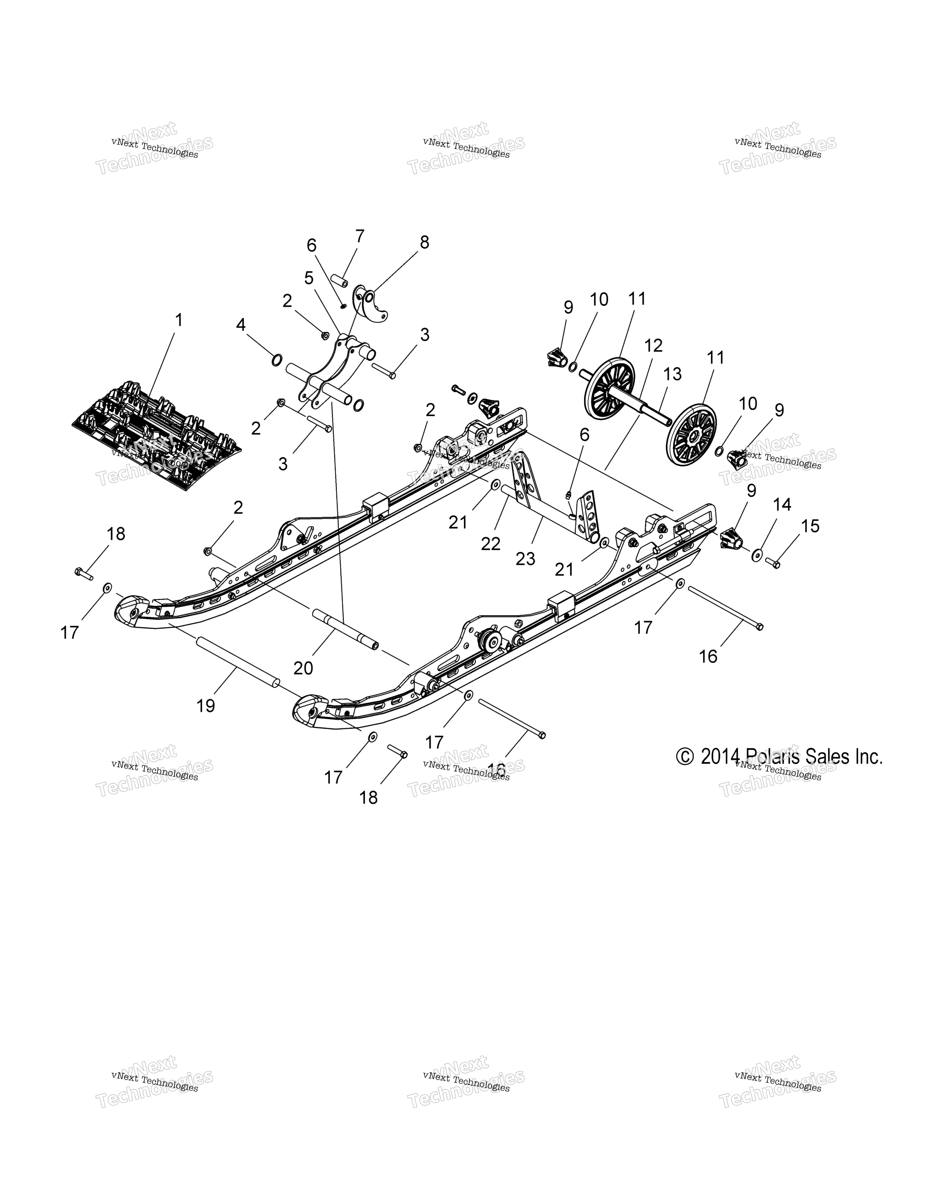 Подвеска, задняя & Track S16cb6 All Options (49Snowsusprr15)