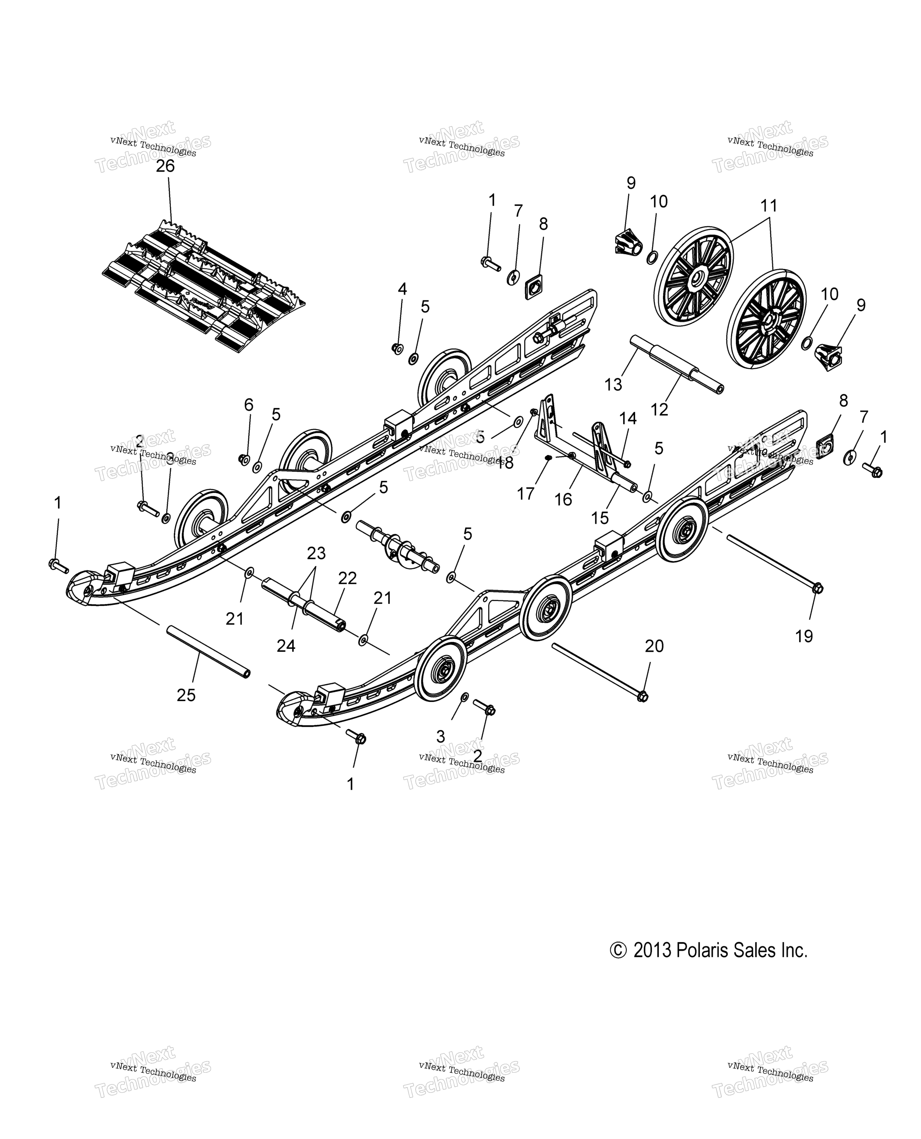 Подвеска, задняя & Track All Options