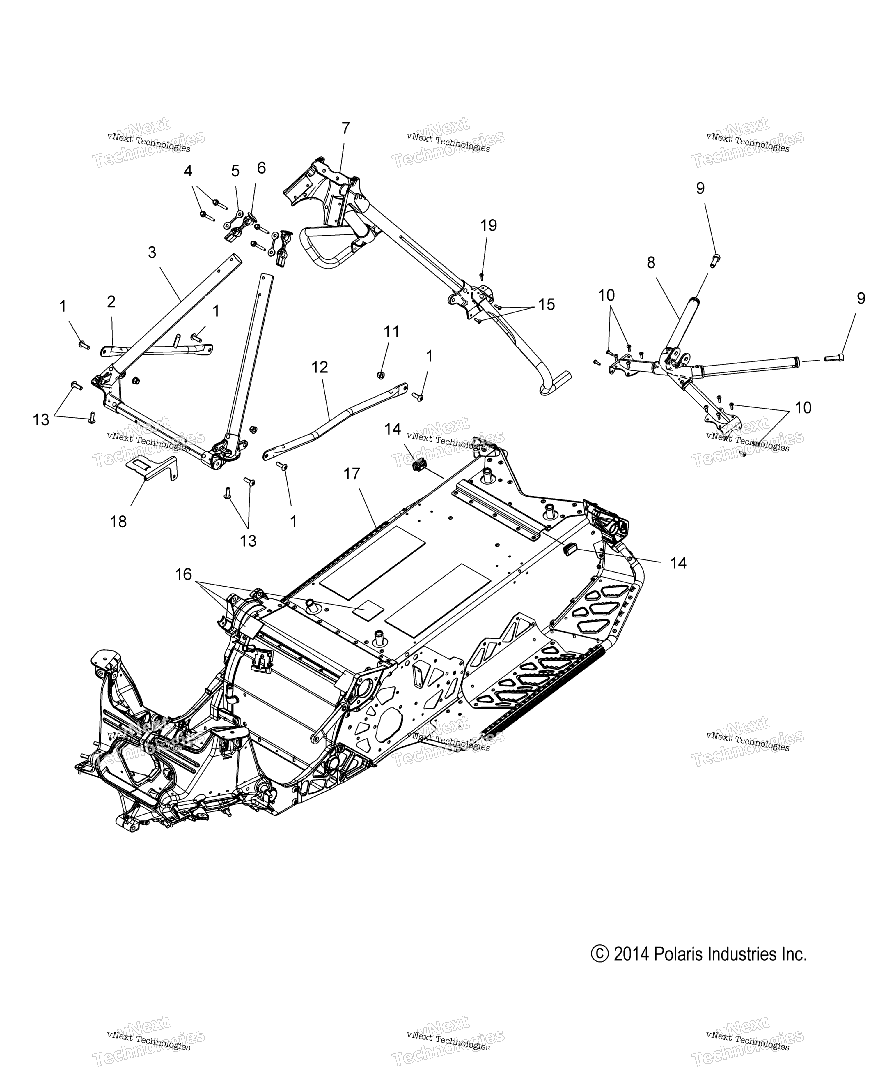 Chassis, Chassis Asm. & Over Structure All опции