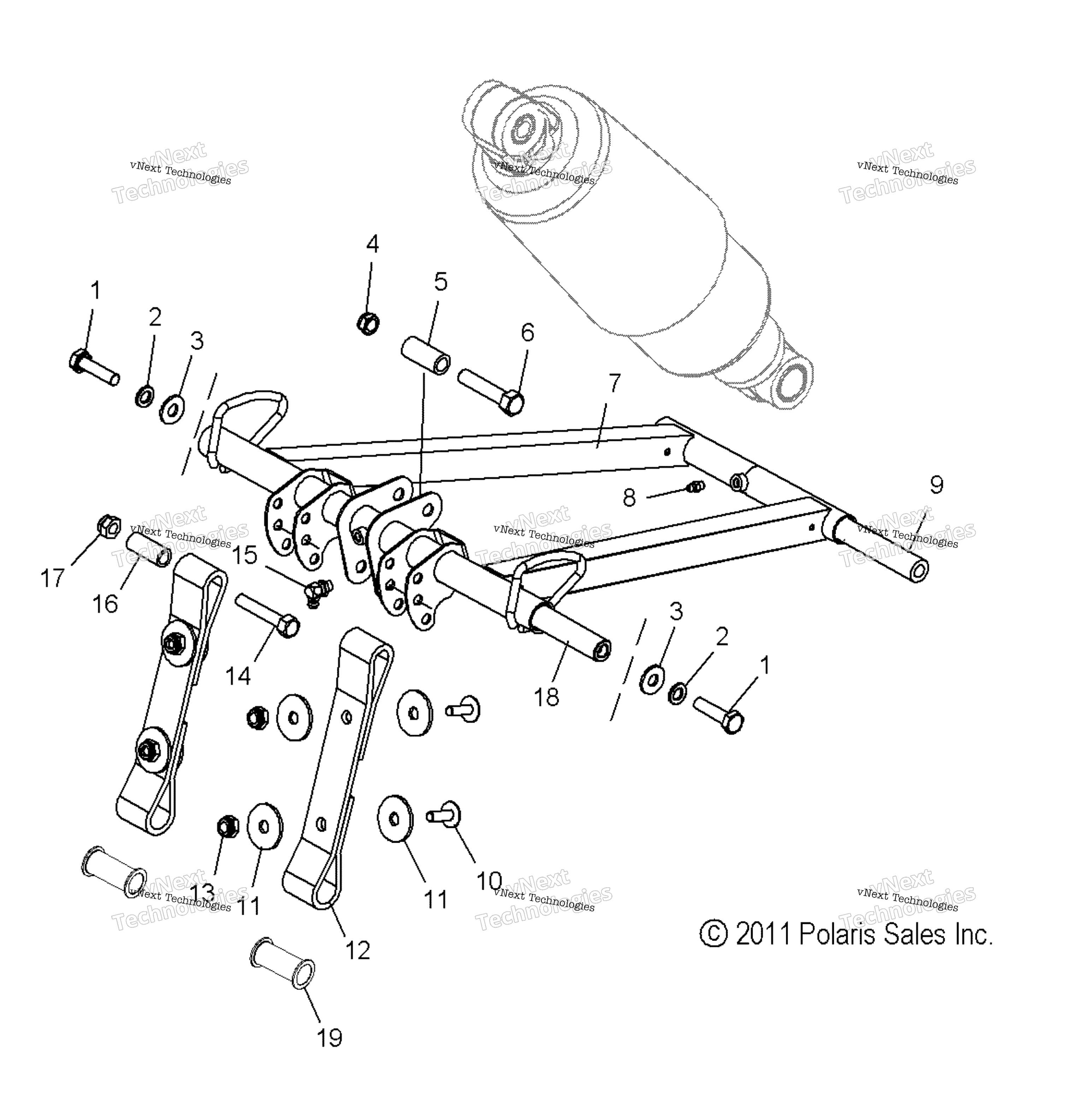 Suspension, Torque Arm, передний All Options