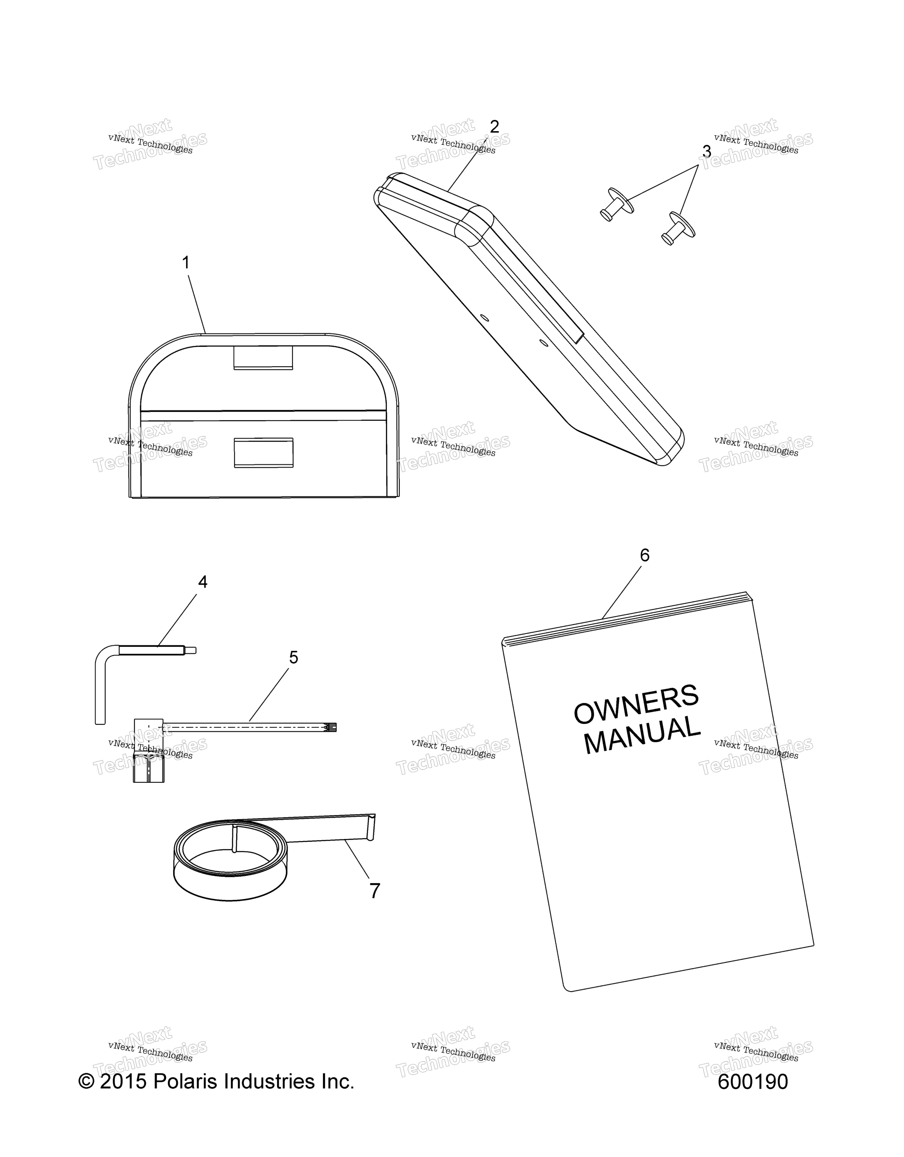 Tools, инструмент комплект & Owners Manual All Options