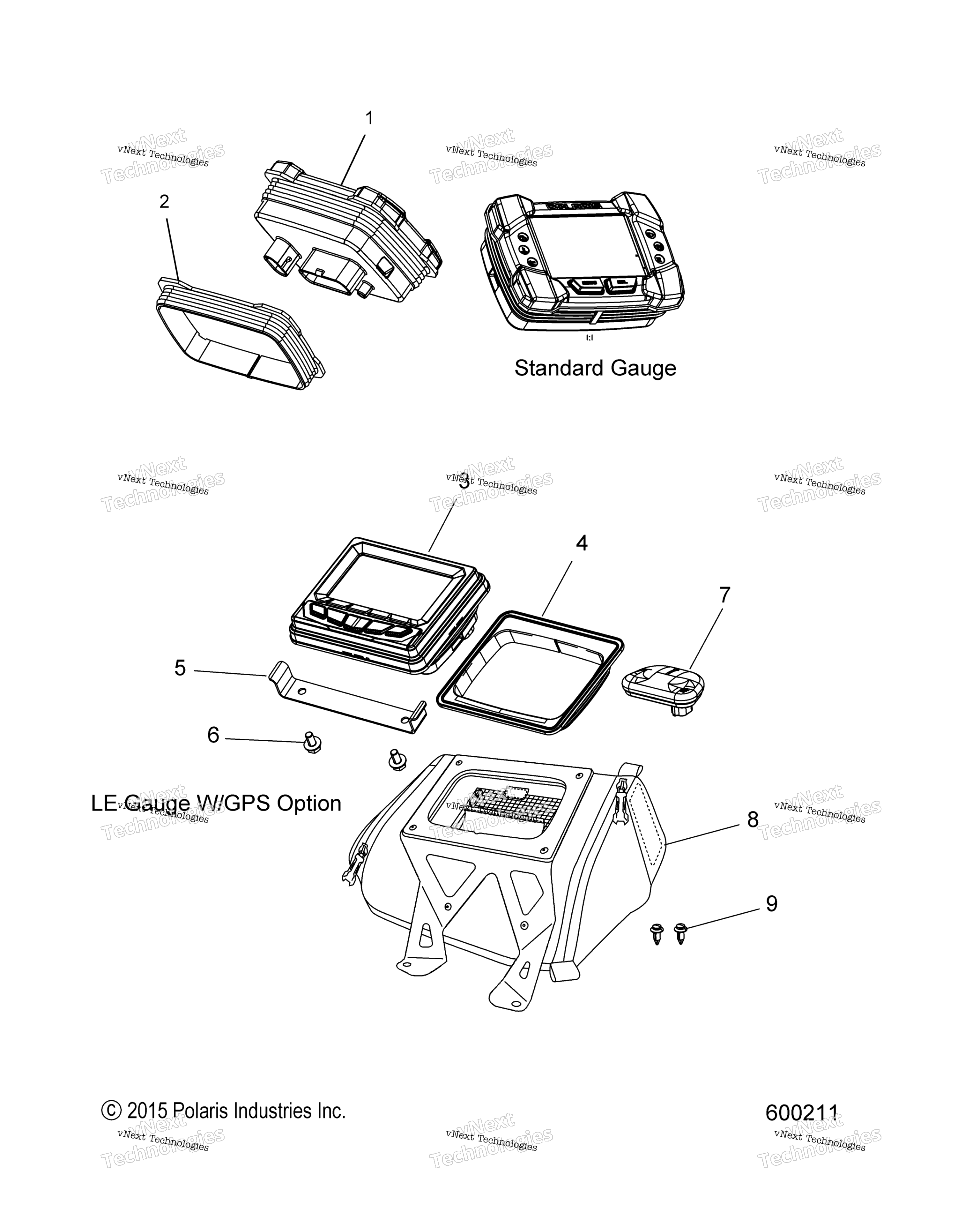 Electrical, Multi Function Gauge All опции