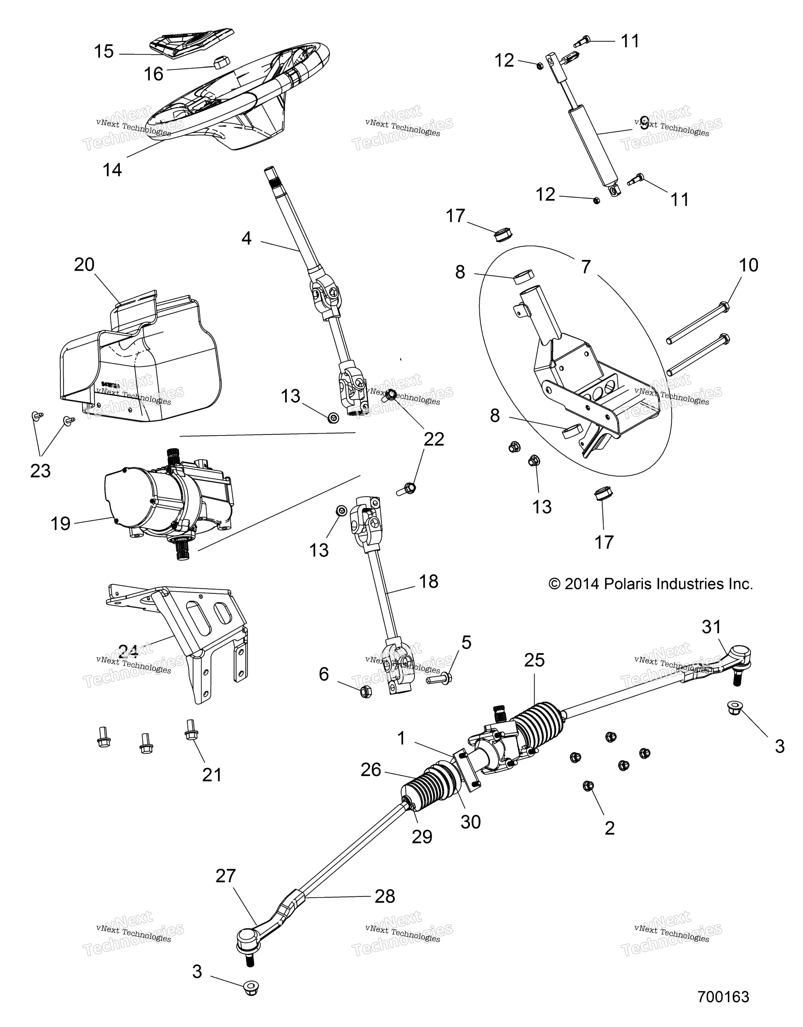 Steering, Power рулевое управление Asm. Z15vae87ak / As / Ai / An / X87al