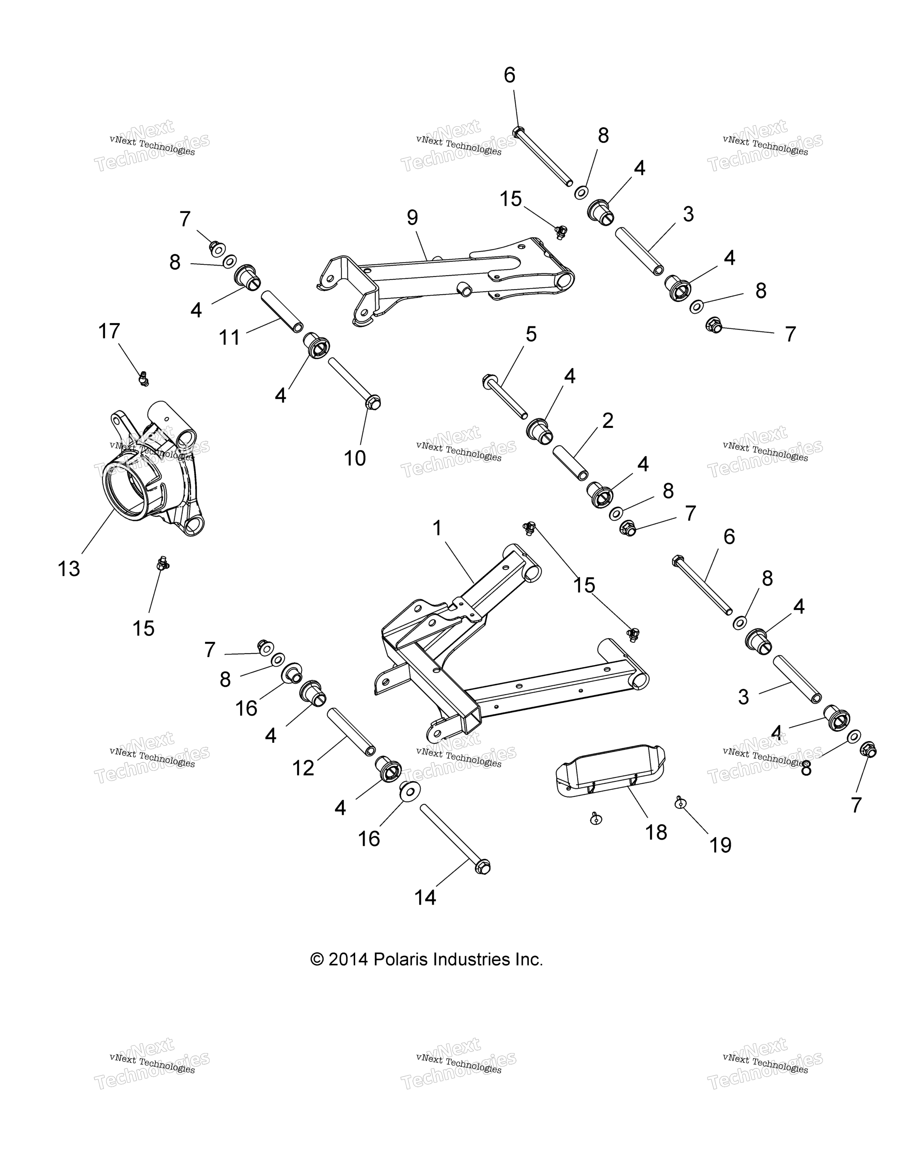 Подвеска, задняя Control Arms Z15va87 All Options