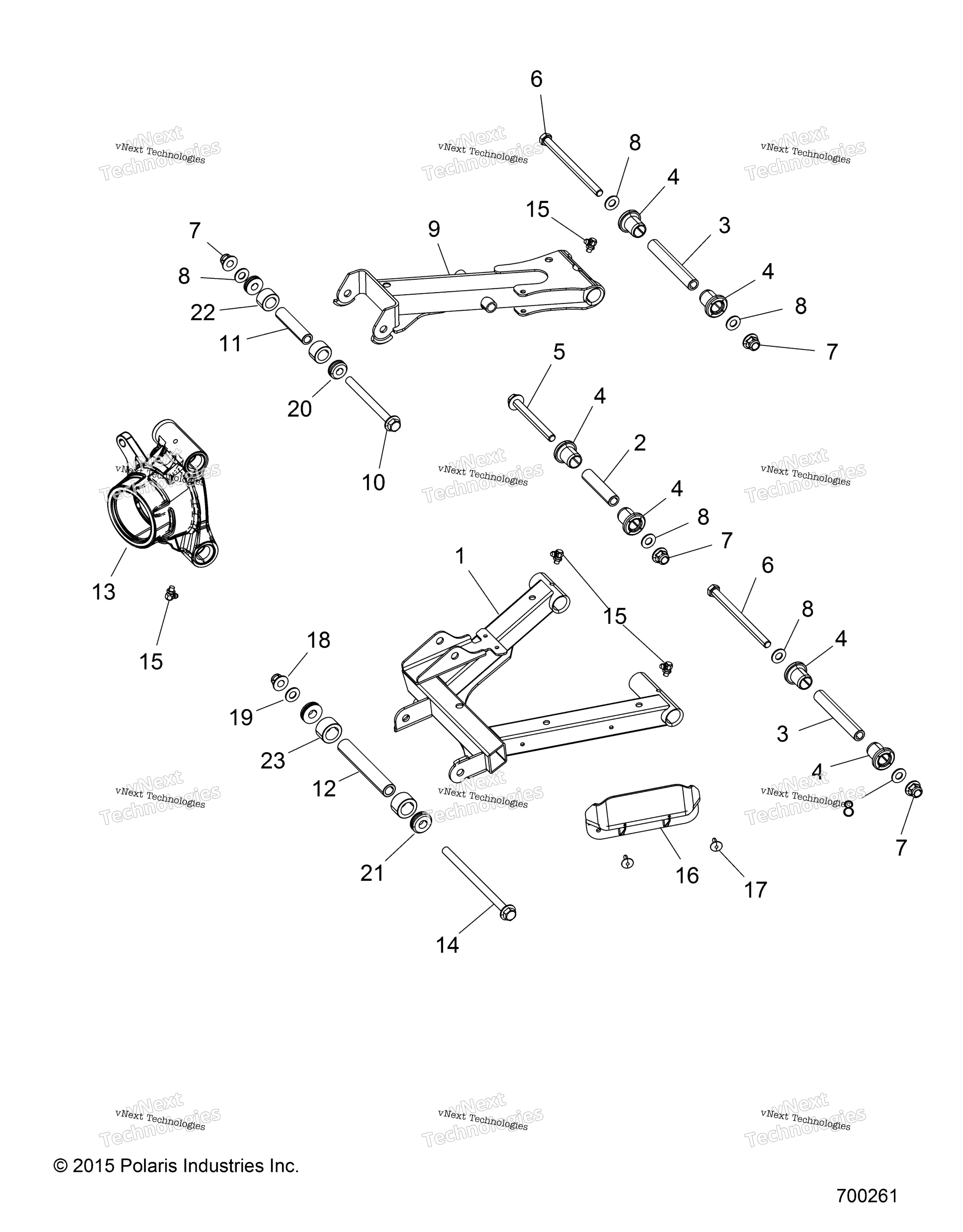 Подвеска, задняя Control Arms Z16va87 All Options