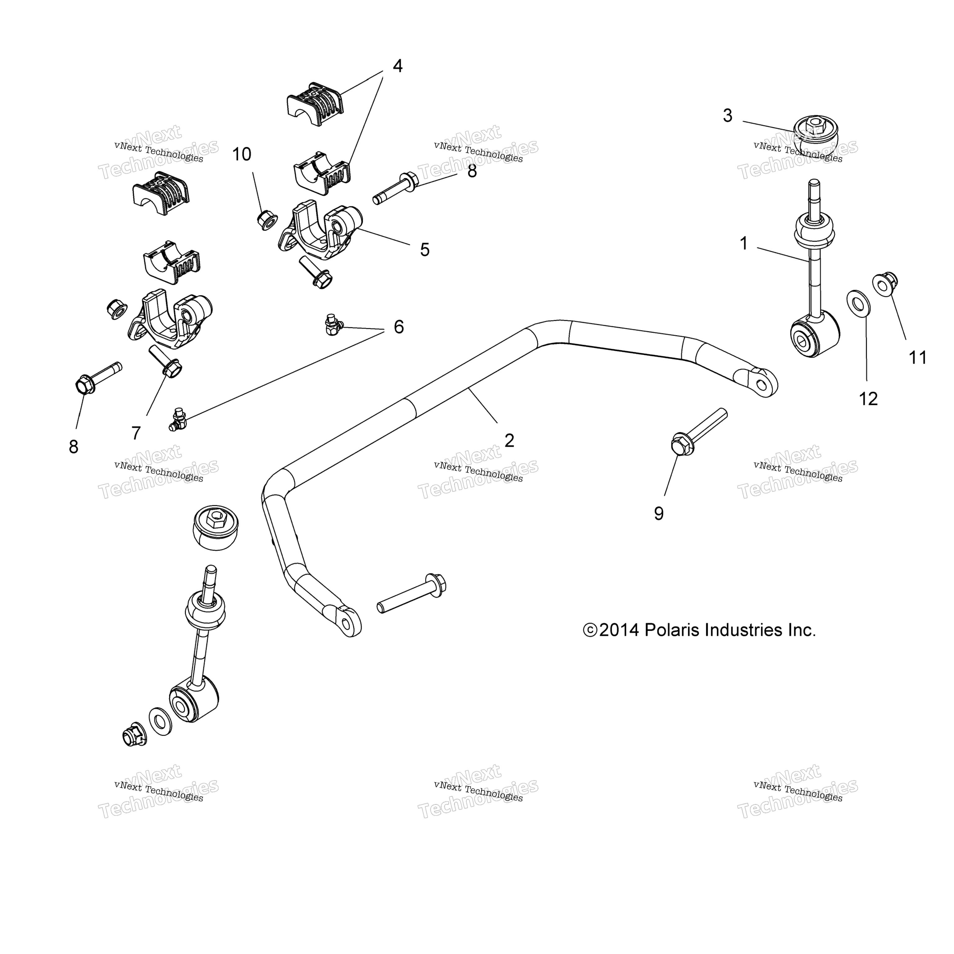 Suspension, Stabilizer Bar, передний Z16va87 All Options