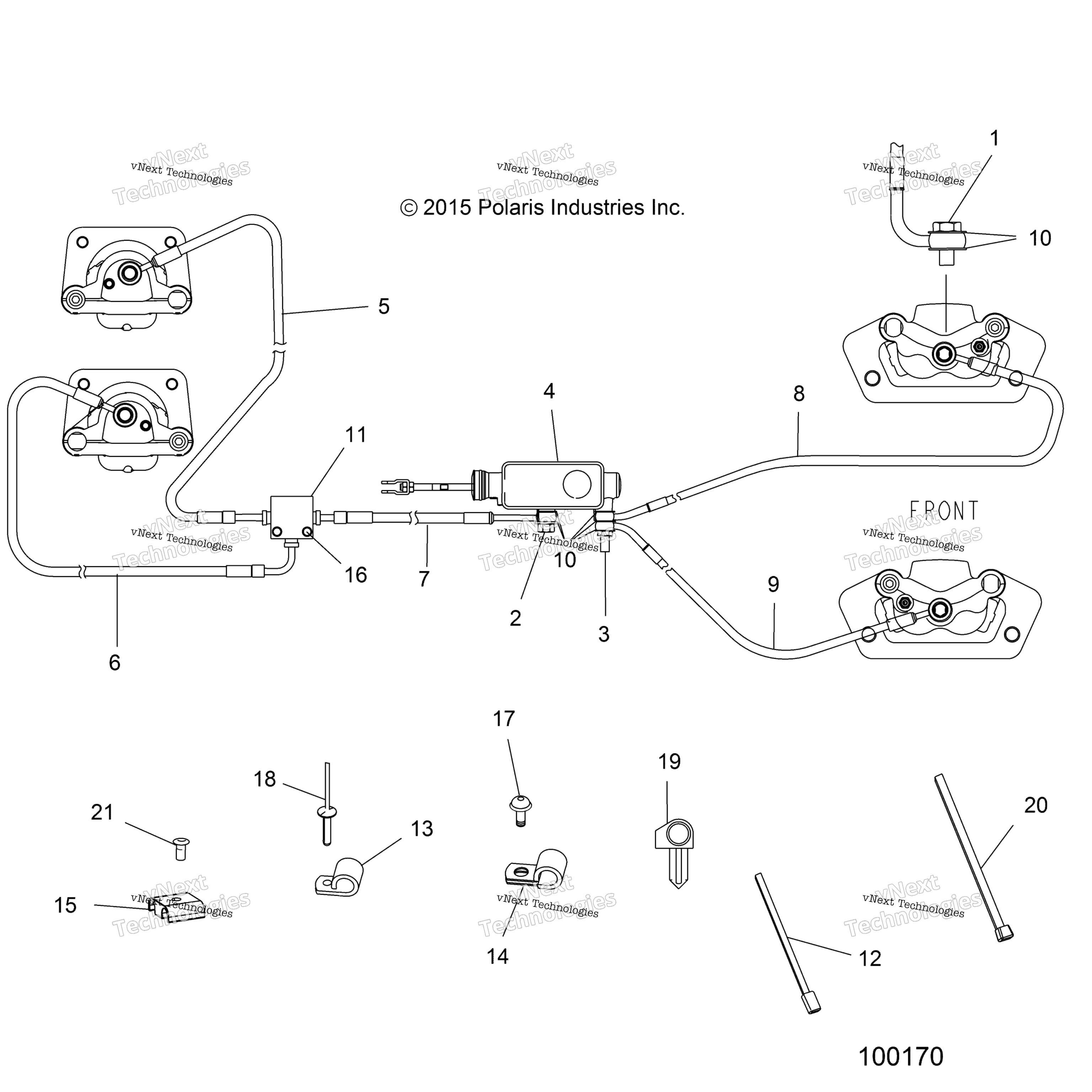 Тормоза, тормозные шланги And Master Cylinder