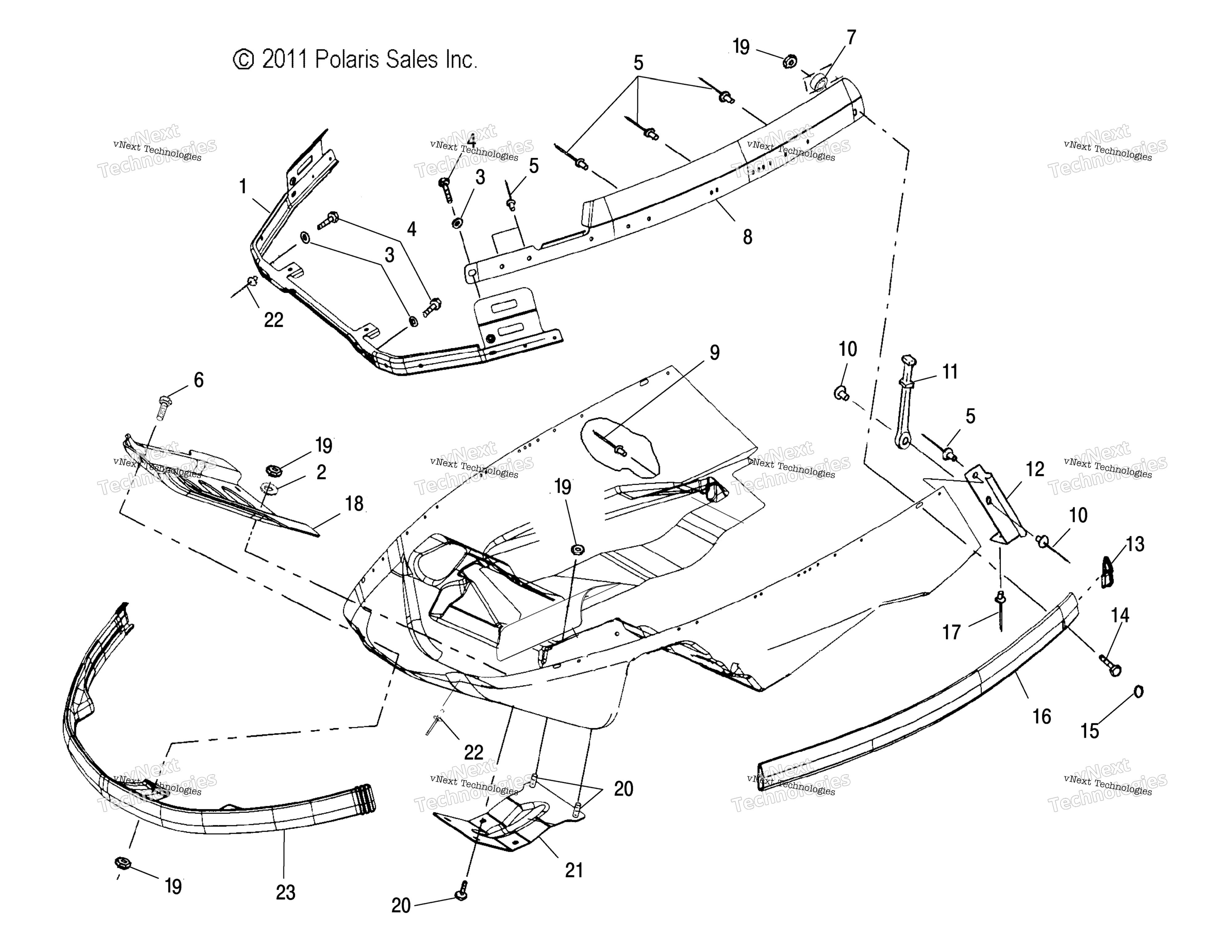 Body, Nosepan Braces & Bumper S16su5bel / Bsl