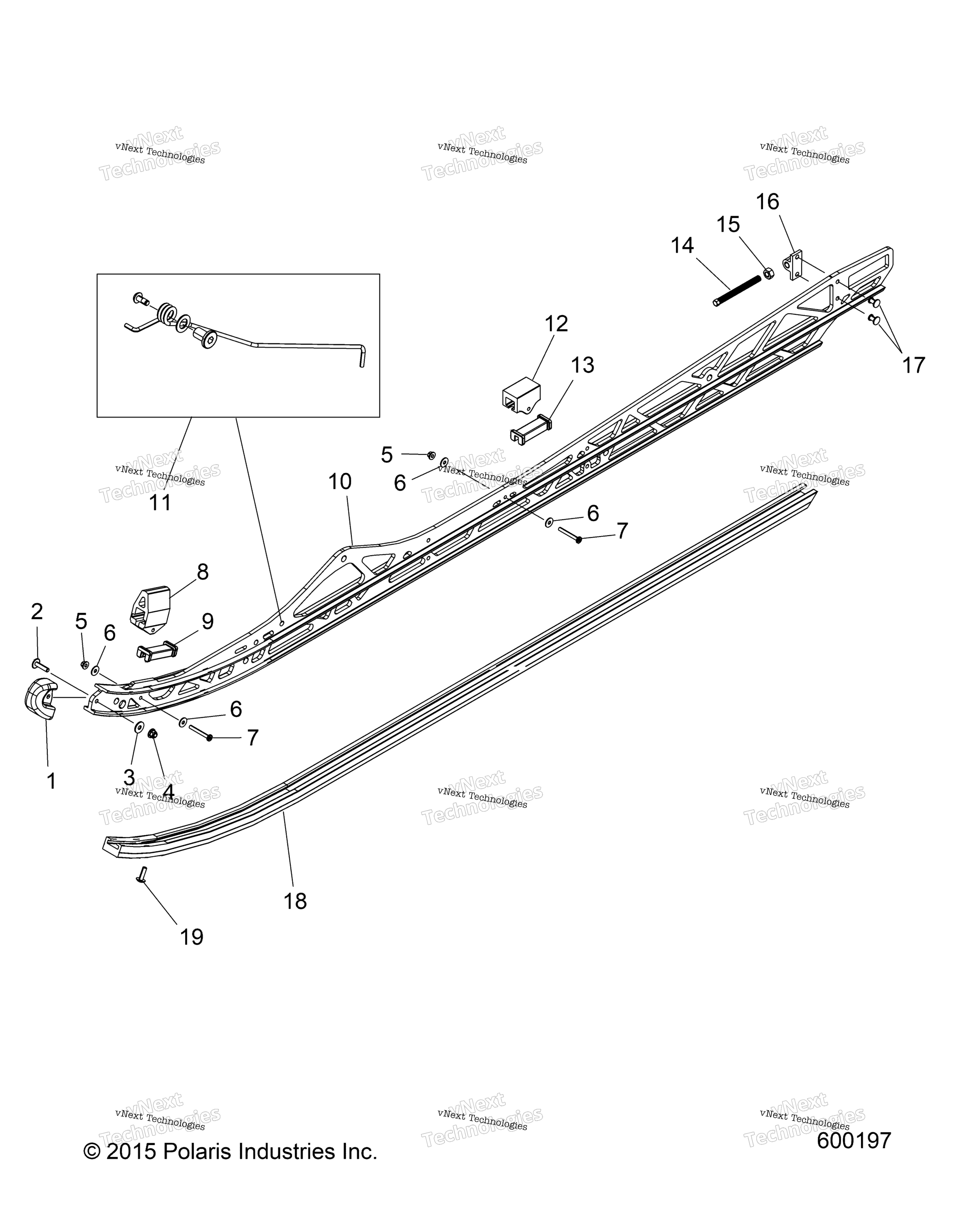 Suspension, Rail крепление All Options
