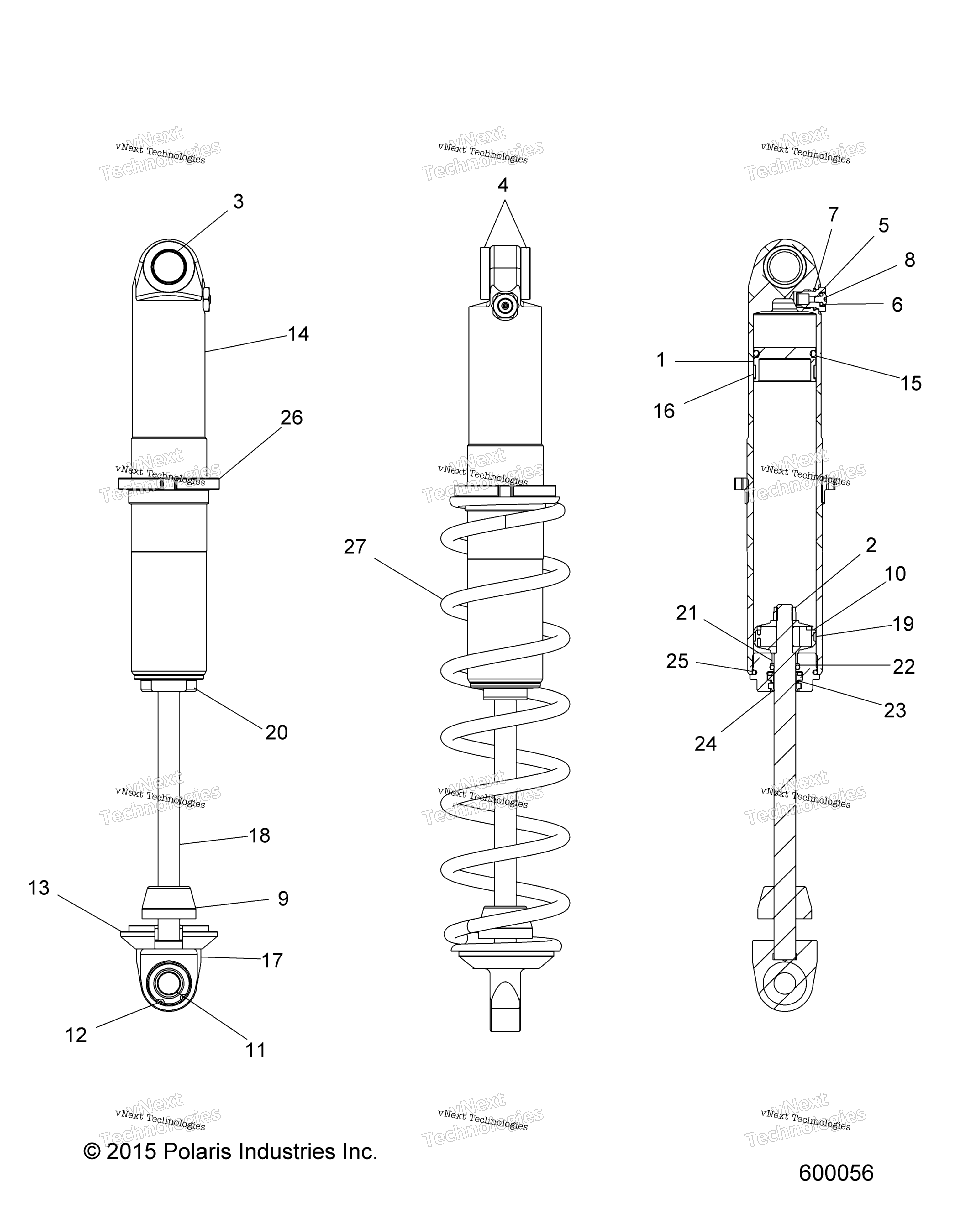 Suspension, Shock, Ifs S17egk8 / Egp8