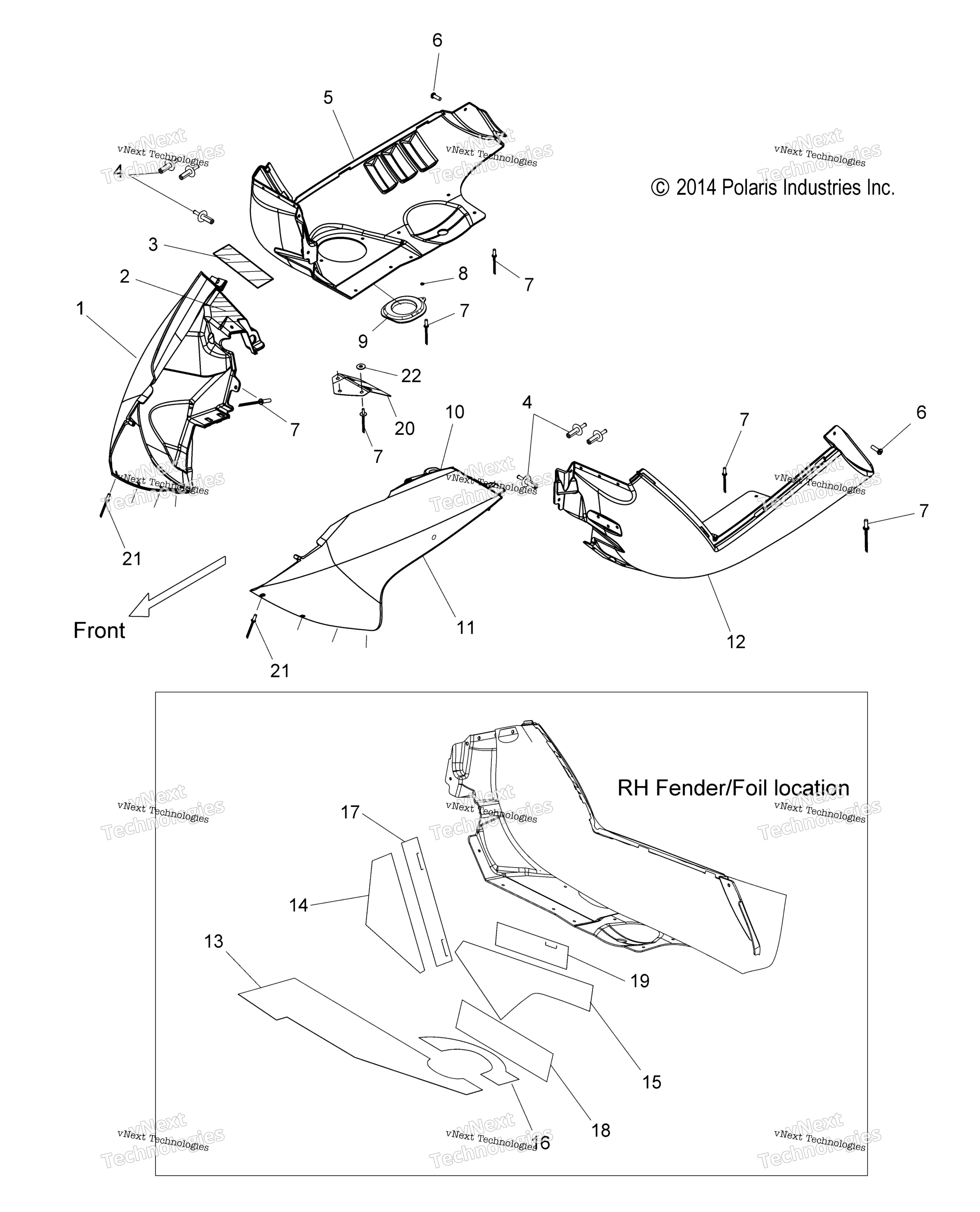 Body, крыло Asm., Lh / Rh S17ppja6nsl / Nel