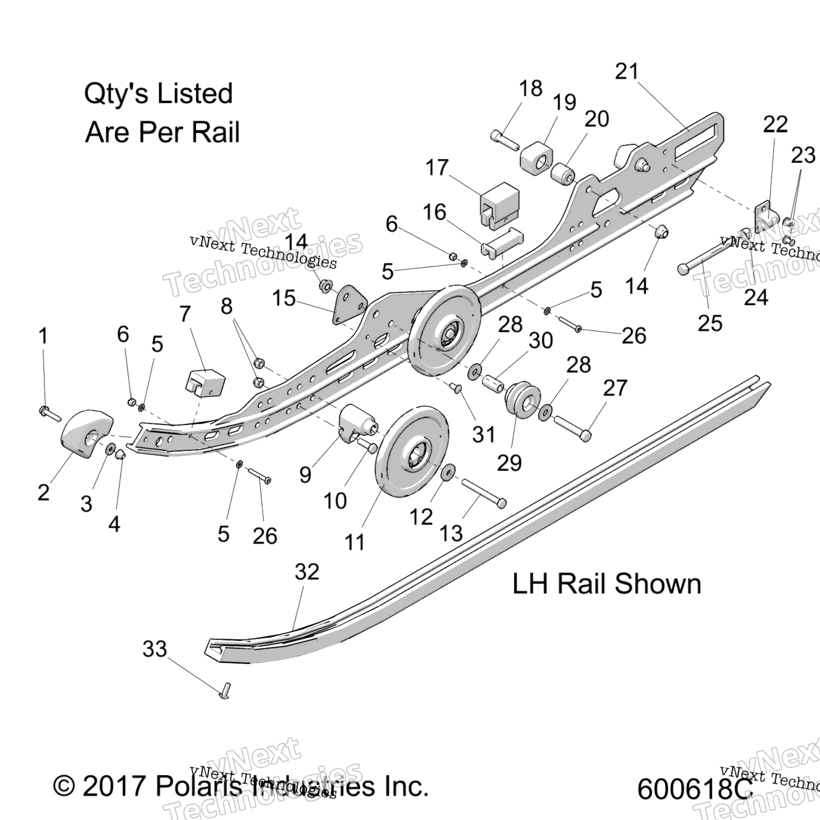 Suspension, Rail крепление All Options