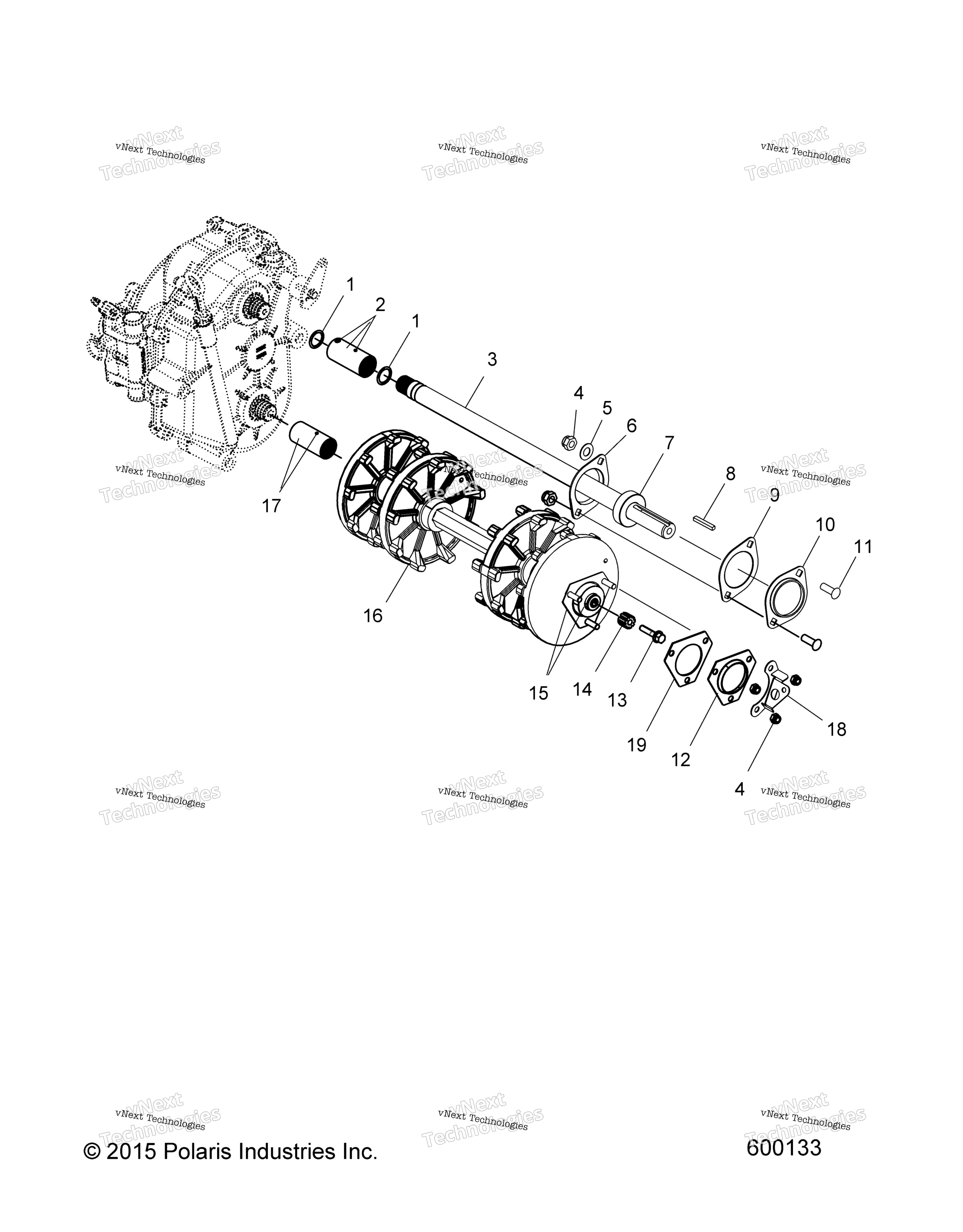 Привод Train, Drive Shaft & Jack Shaft All Options