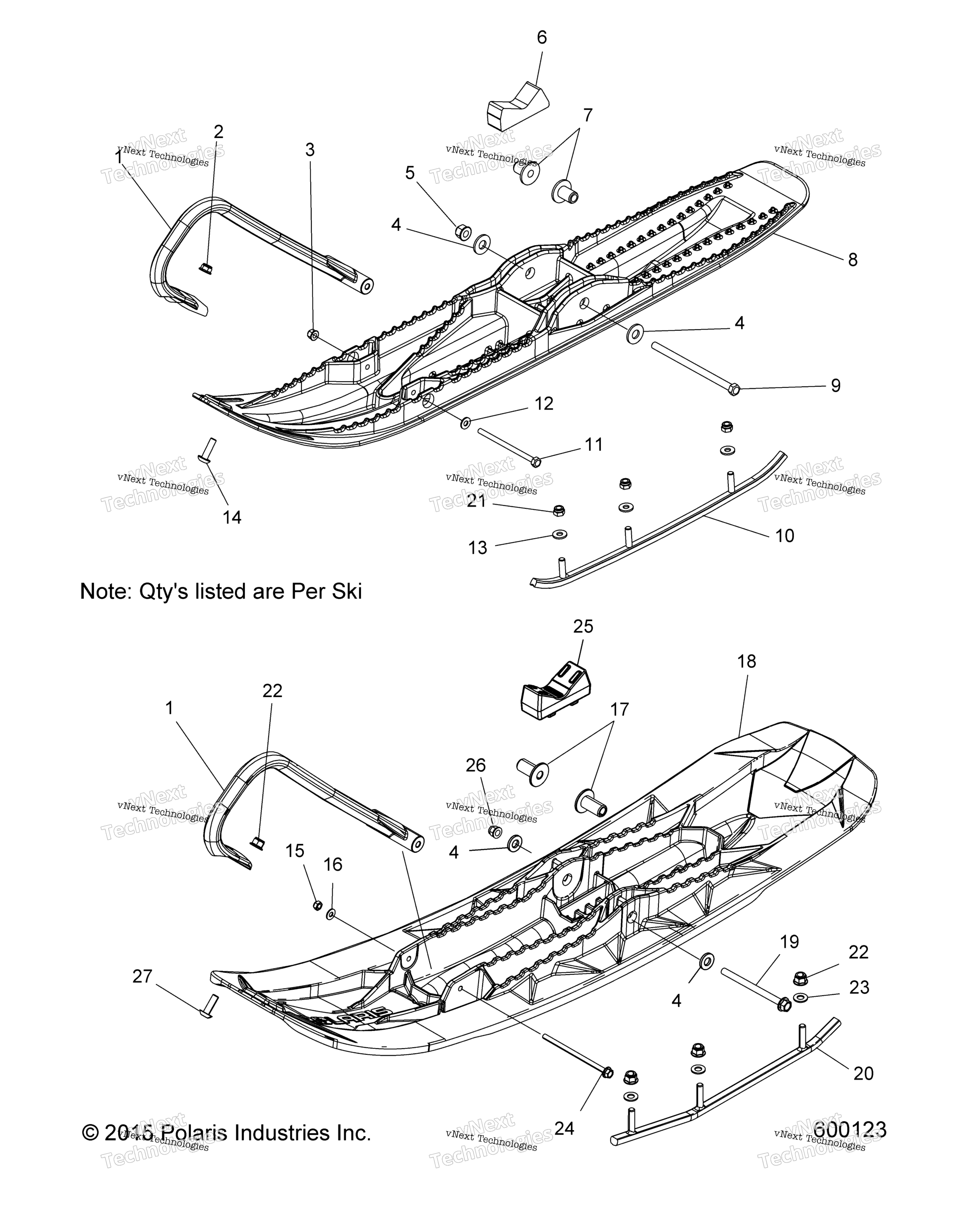 Steering, Ski Asm. All опции