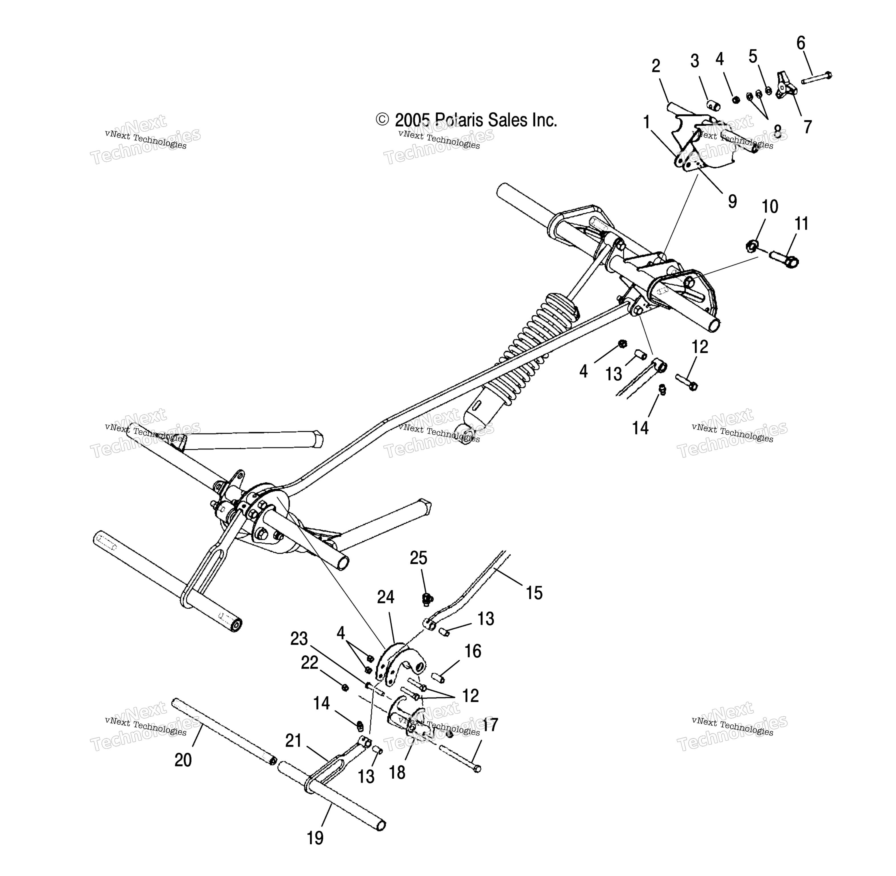 Suspension, Coupler Link All опции