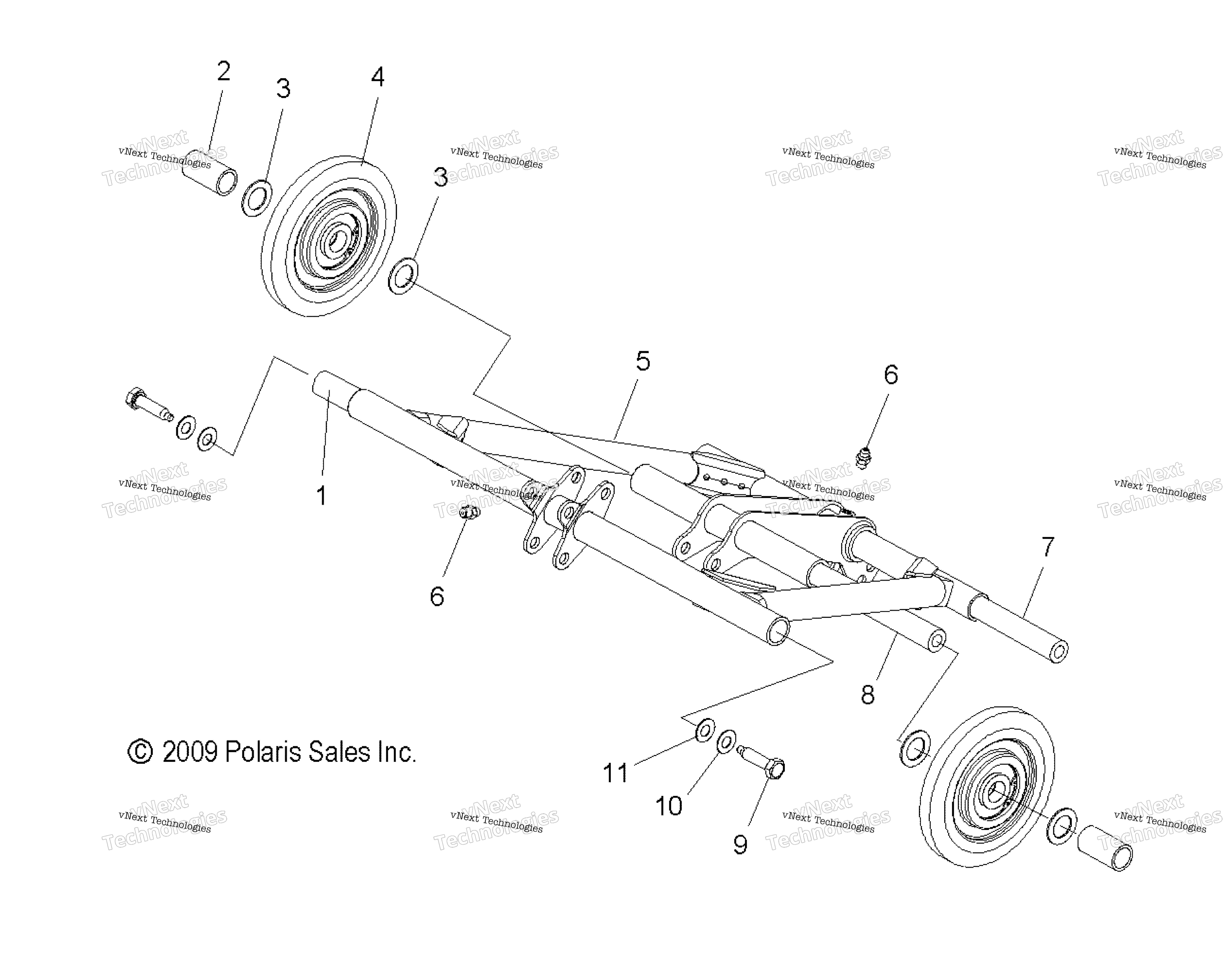 Suspension, Torque Arm, передний All Options
