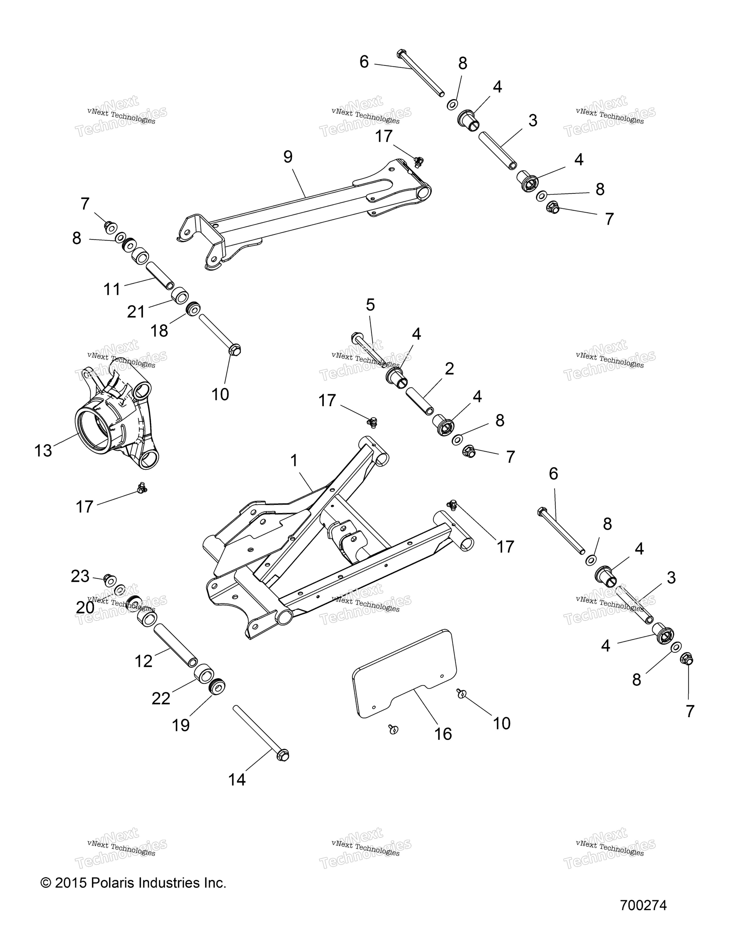 Подвеска, задняя Control Arms