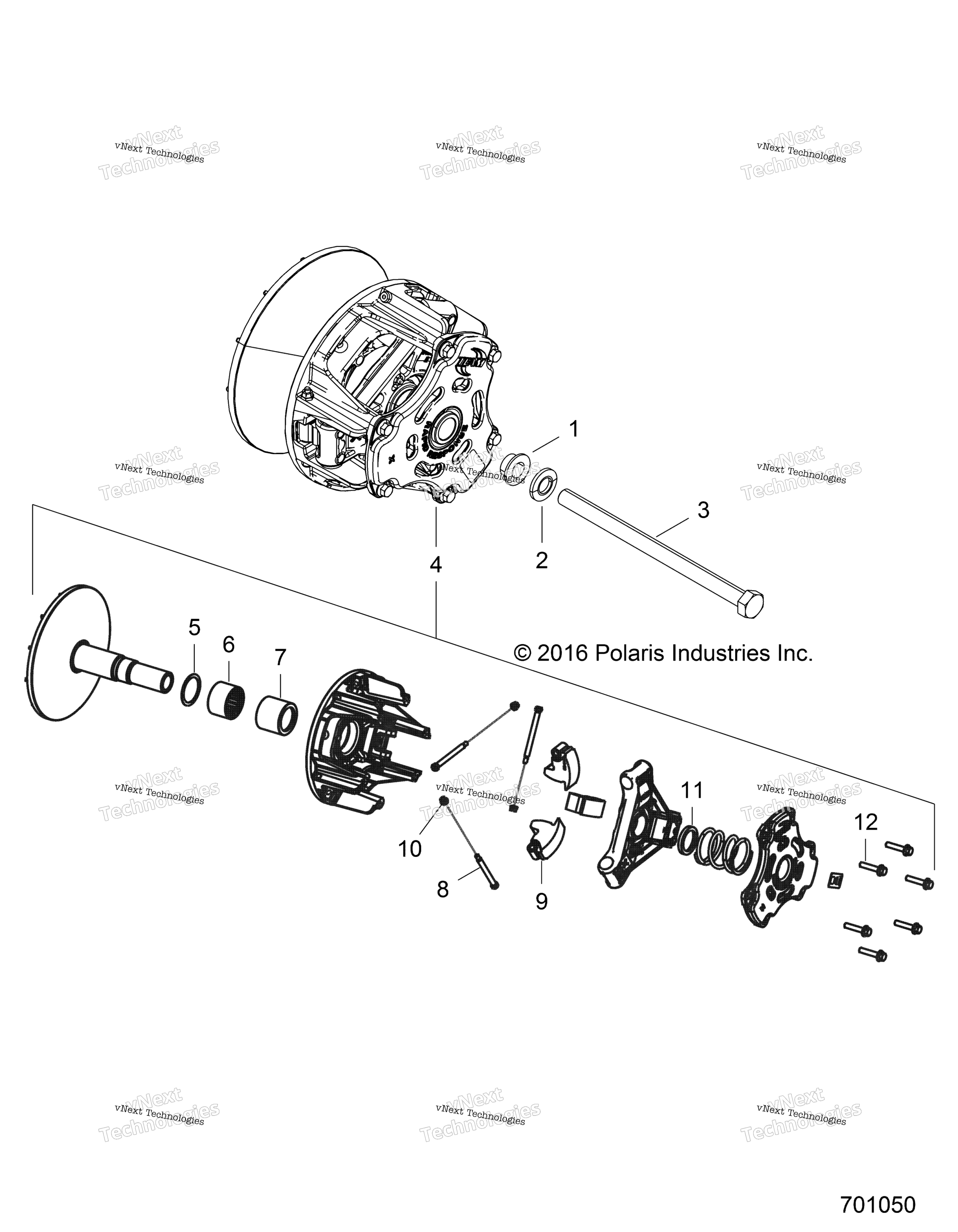 Трансмиссия, первичное сцепление R16rtad1a1