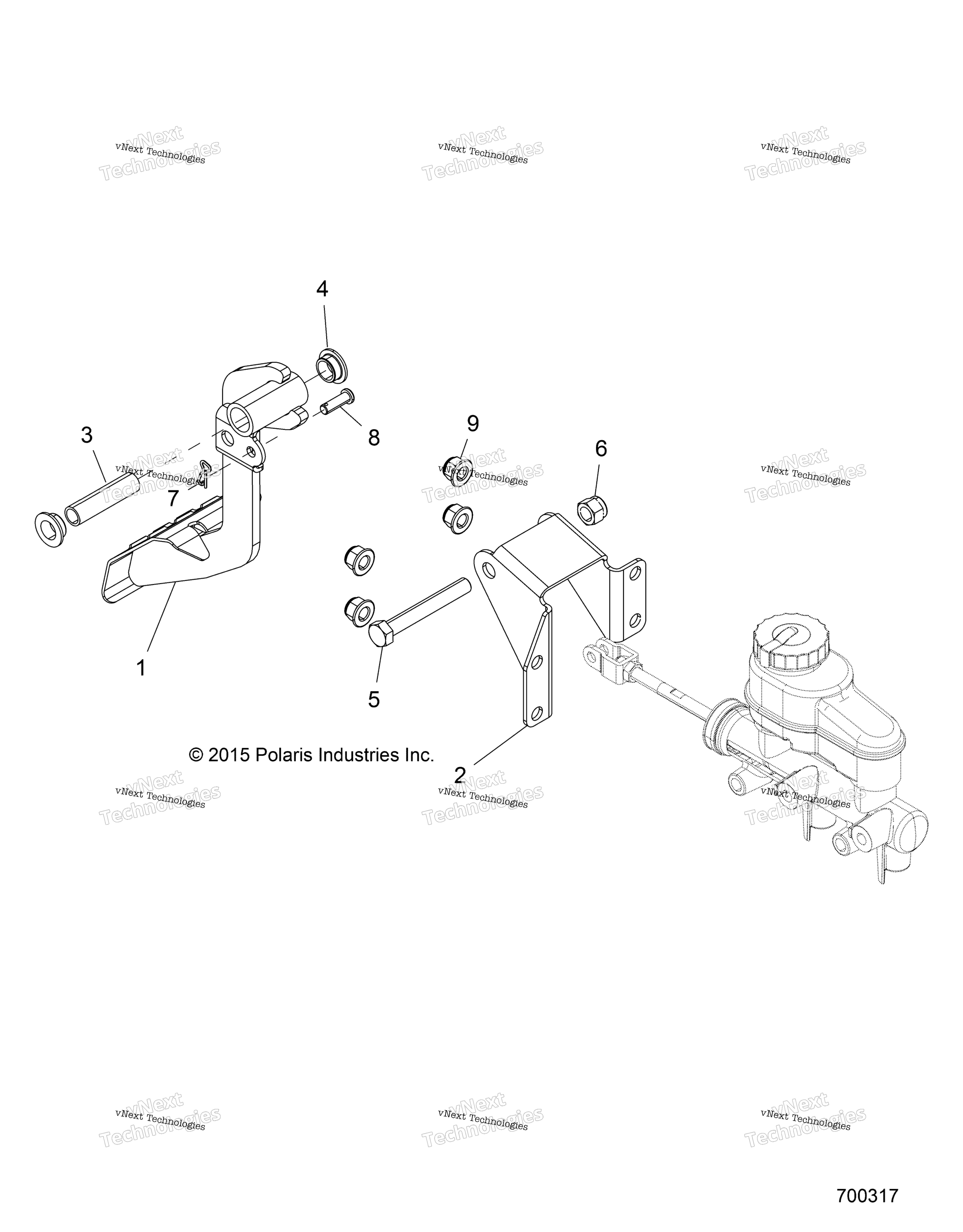 Тормоза, педаль And Master Cylinder R16rna57a1/A9/A4/E57ah