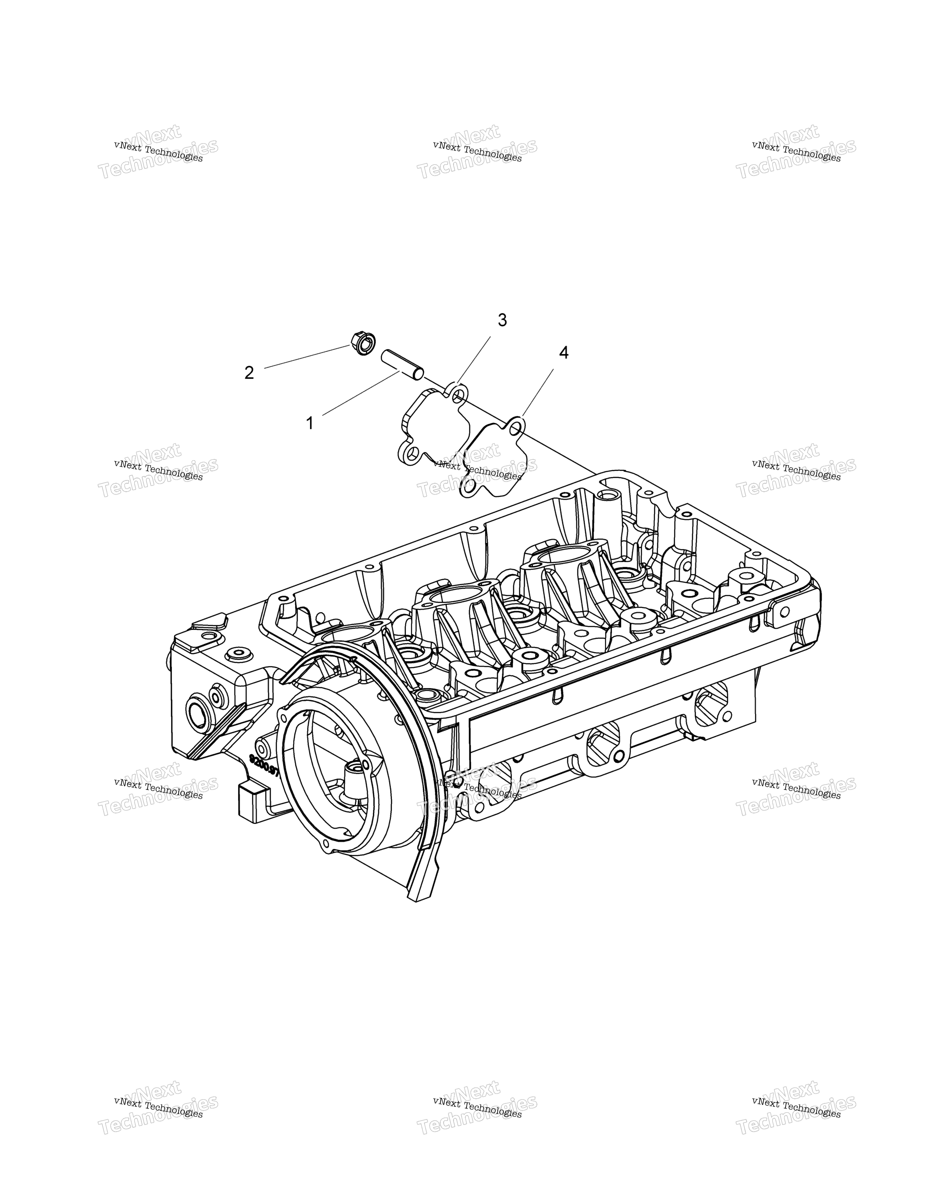 Engine, топливный насос крепление крышка R16rtad1a1 / E1