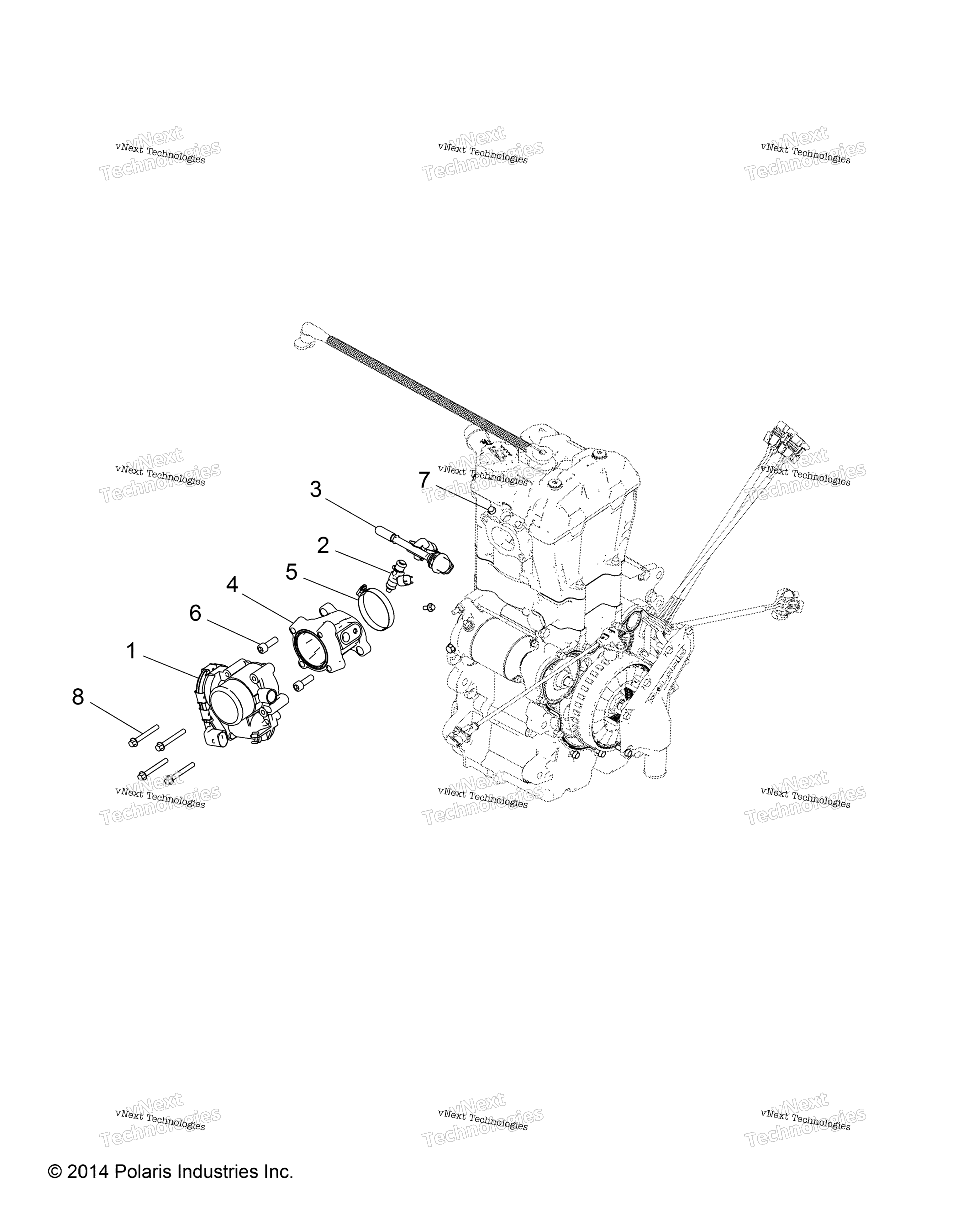 Двигатель, дроссельный узел & Fuel Rail R16rna57a1/A9/A4/E57ah