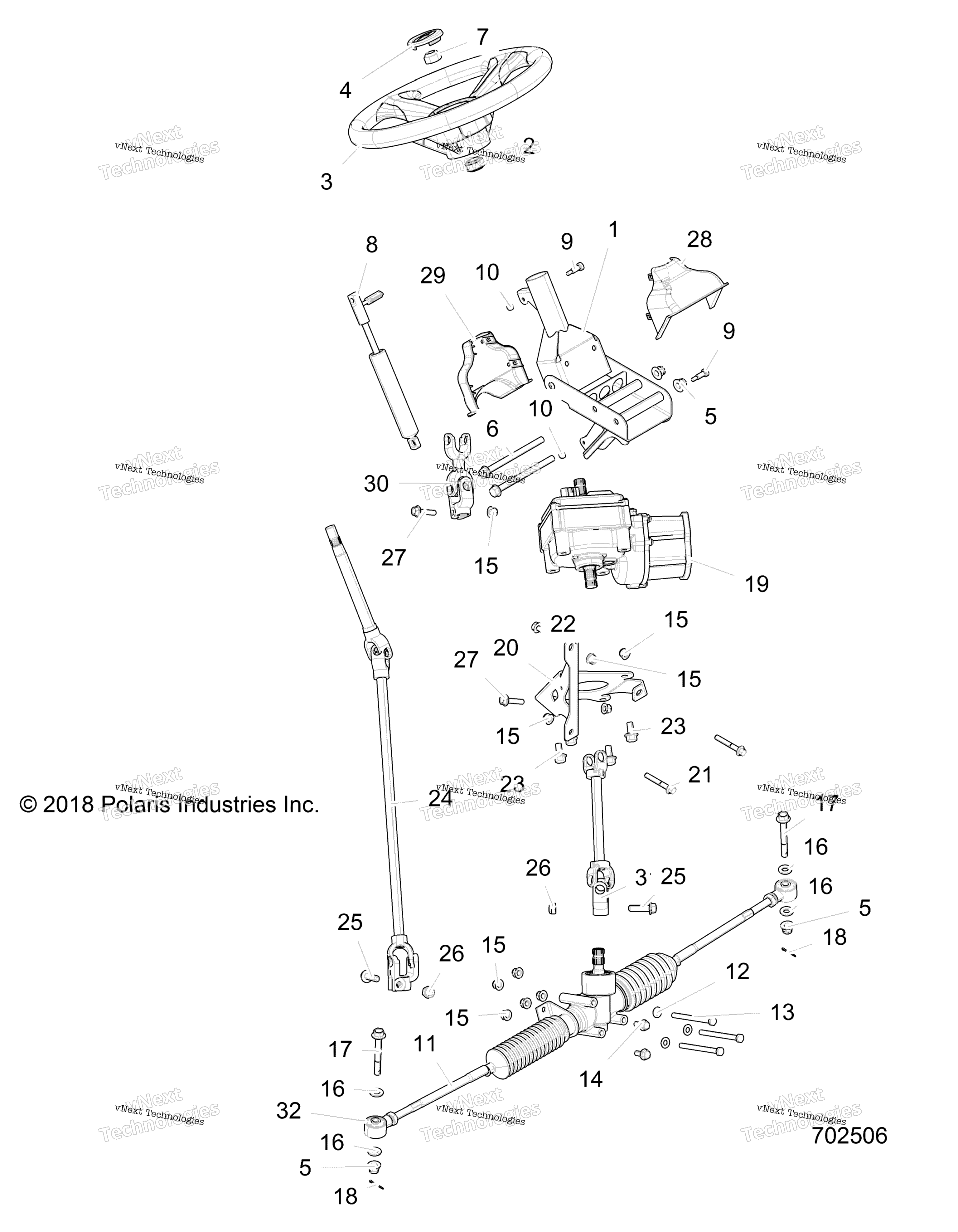 Steering, рулевое управление Asm. R16rne57ah