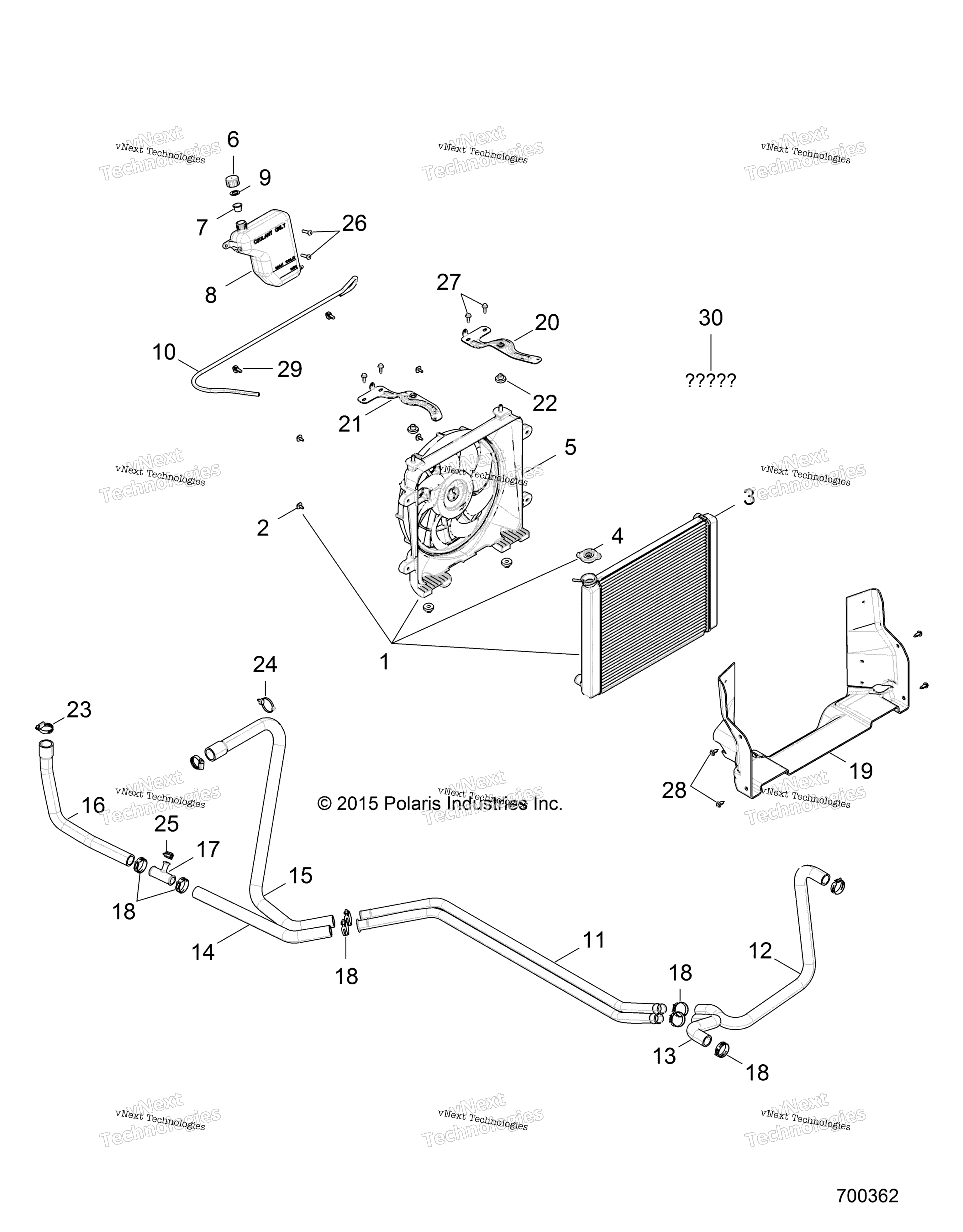 Engine, Water охлаждение System R16rtad1a1 / E1