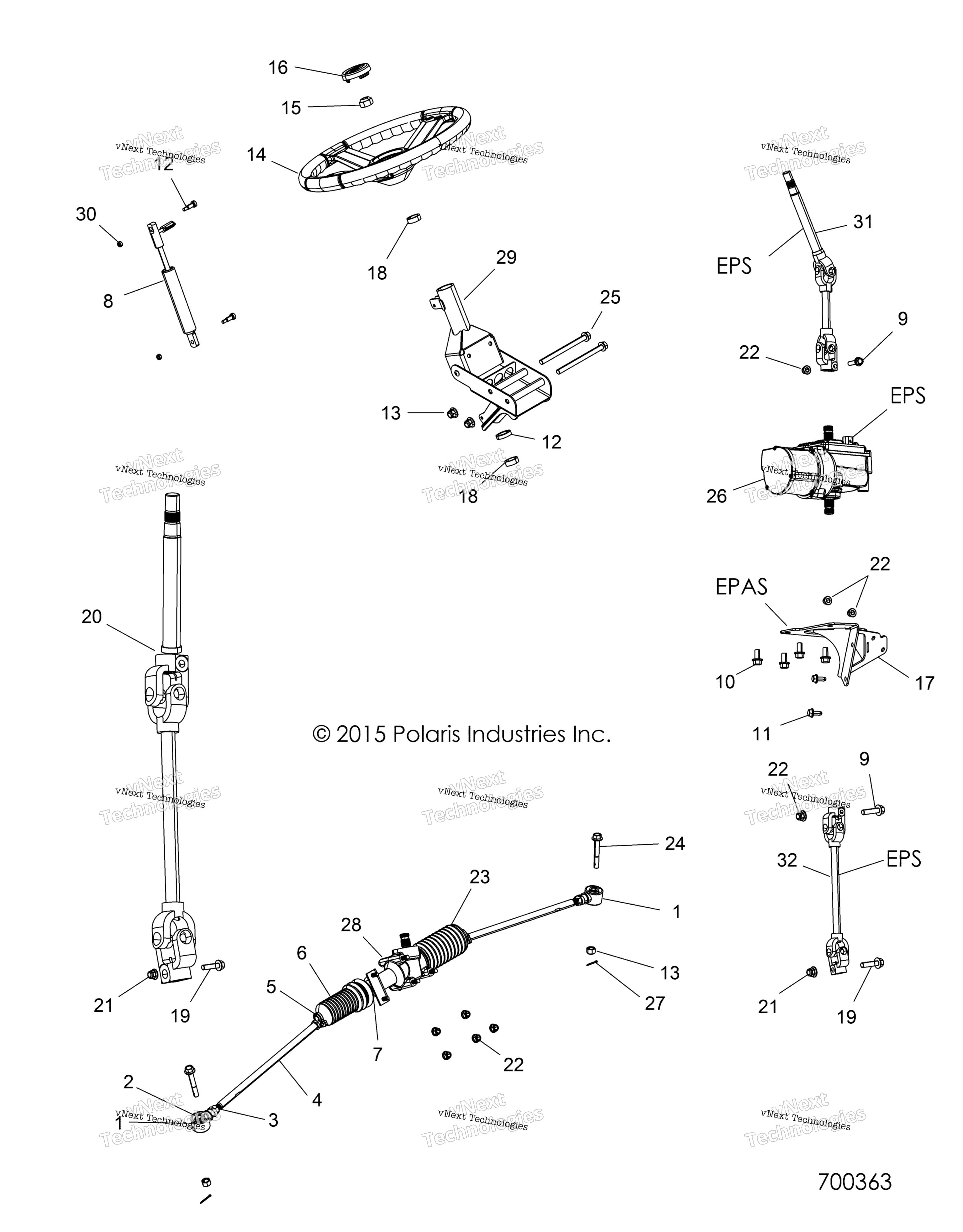 Steering, рулевое управление Asm. R16rtad1a1 / E1