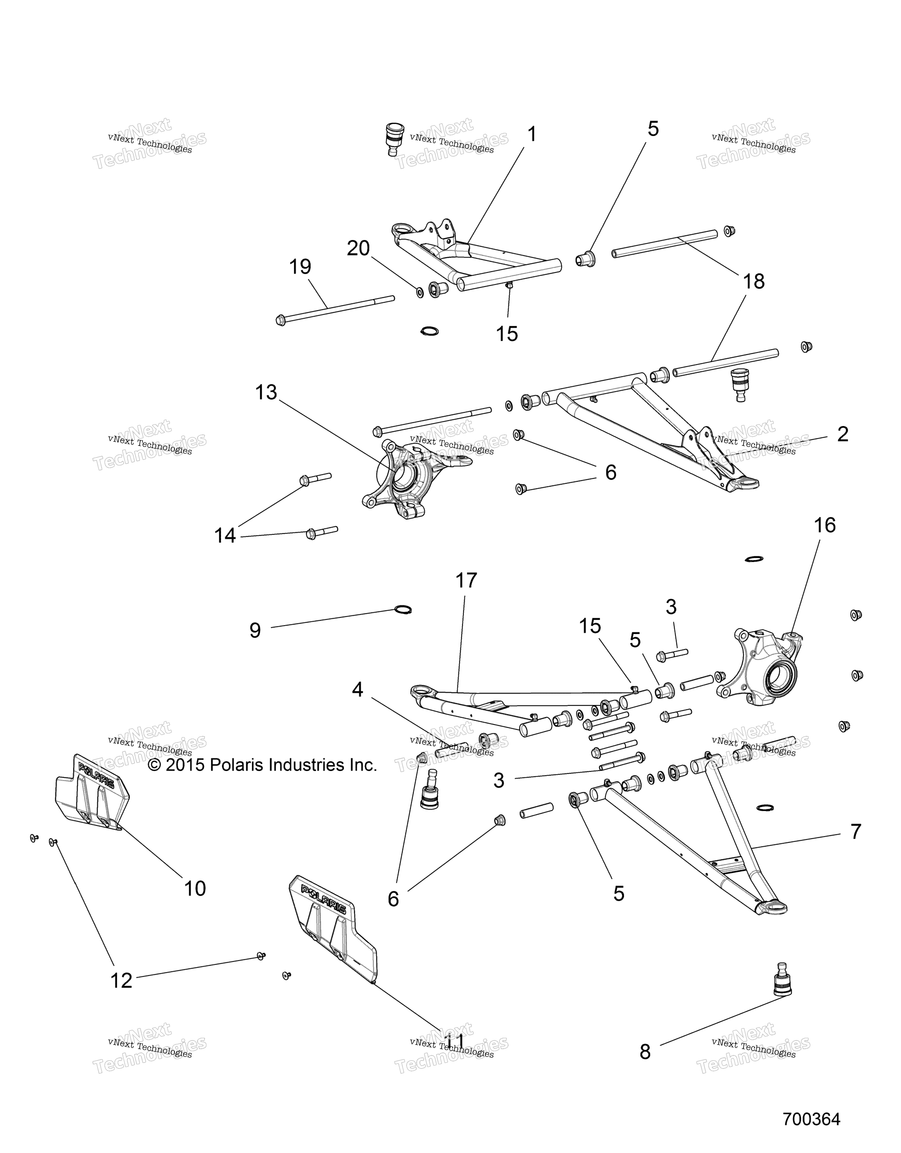 Подвеска, передняя Control Arms R16rtad1a1/E1