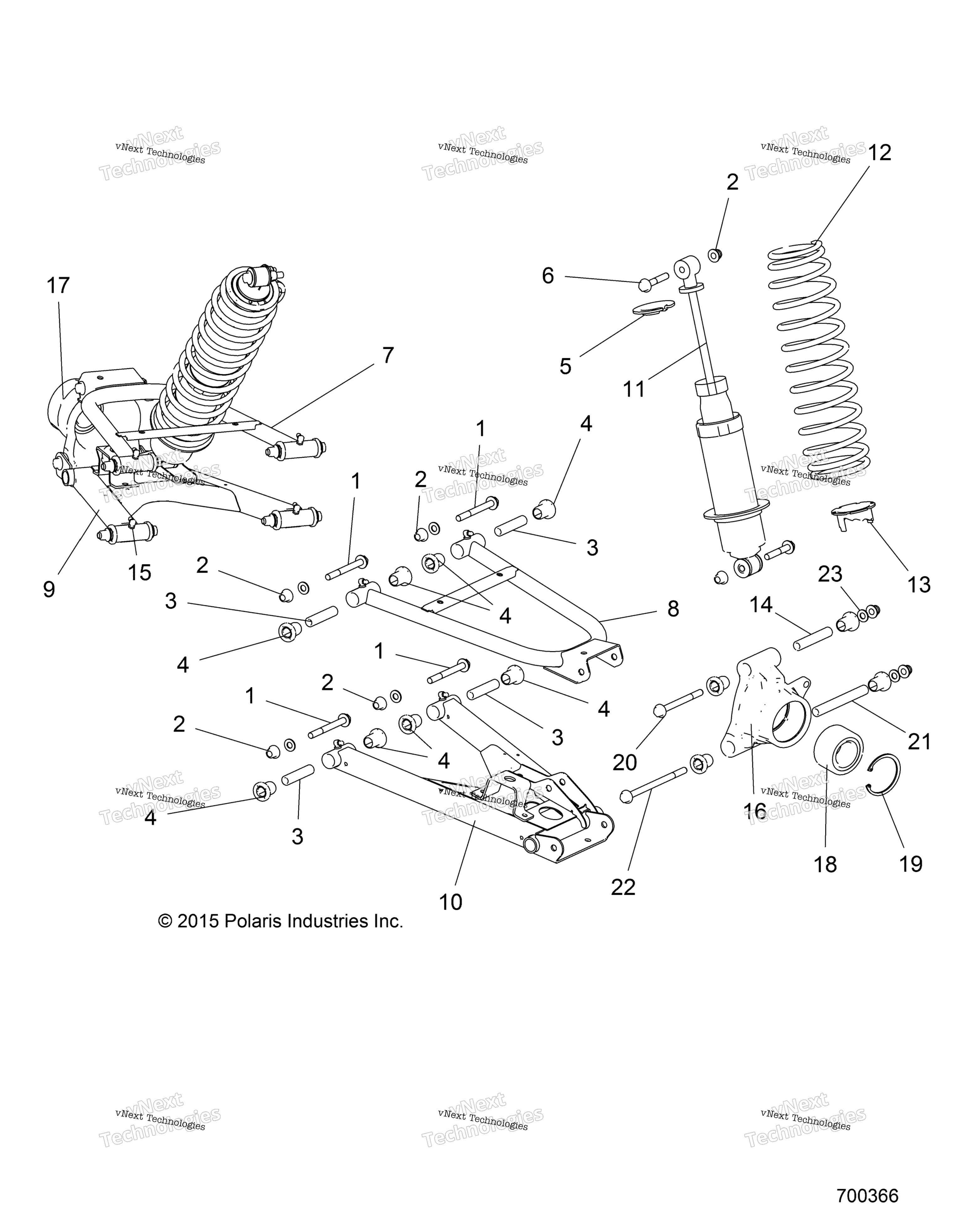Подвеска, задняя R16rtad1a1/E1