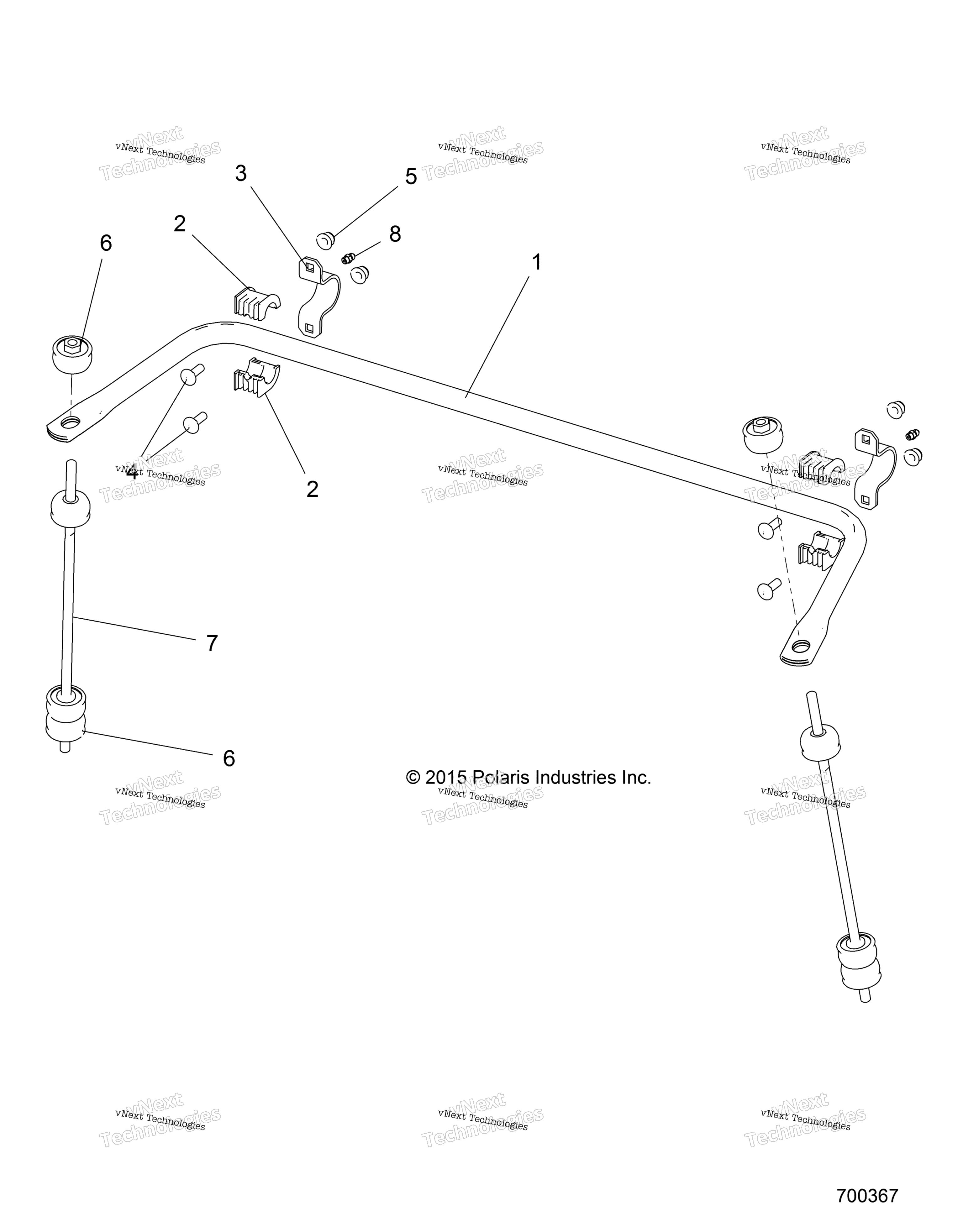 Подвеска, задняя Stabilizer Bar R16rtad1a1/E1