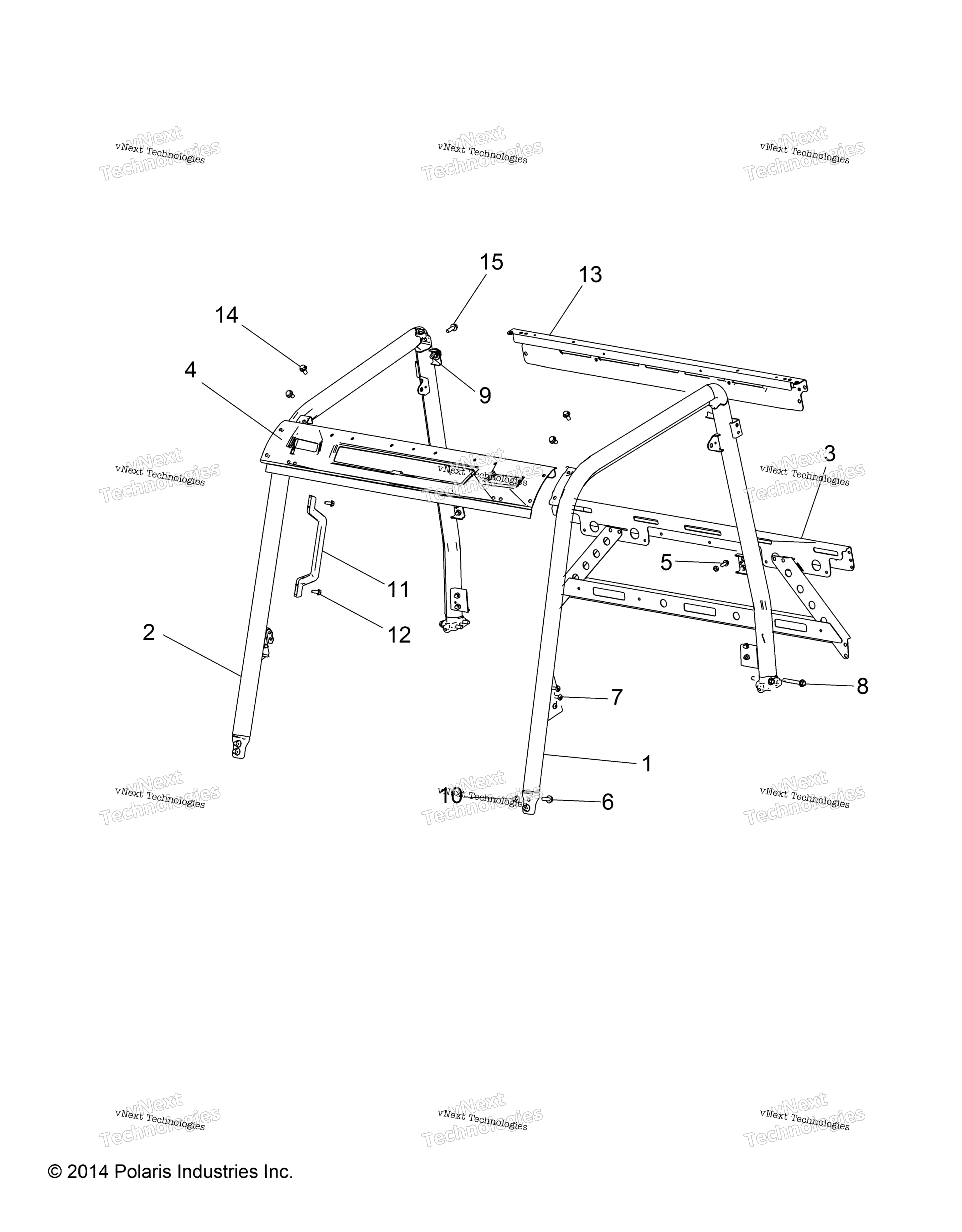 Шасси, рама кабины R16rma57a1/A4/A9/L1/E57as/Ea9/Har