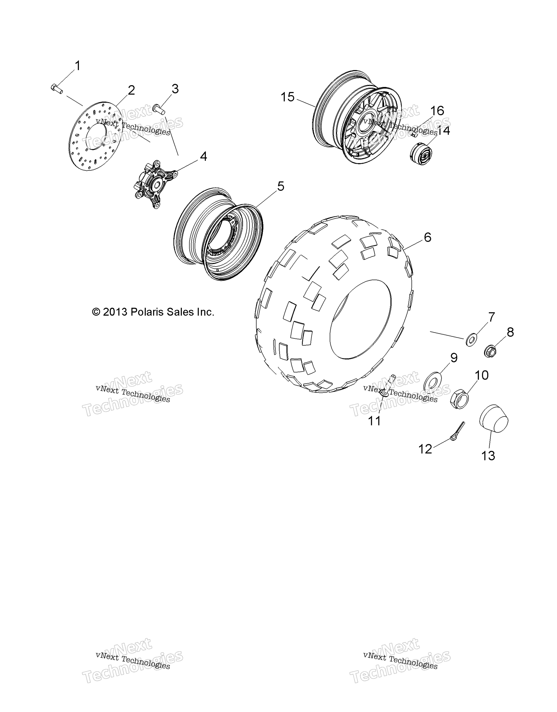Колёса, передние R16rma57a1/A4/A9/L1/E57as/Ea9/Har