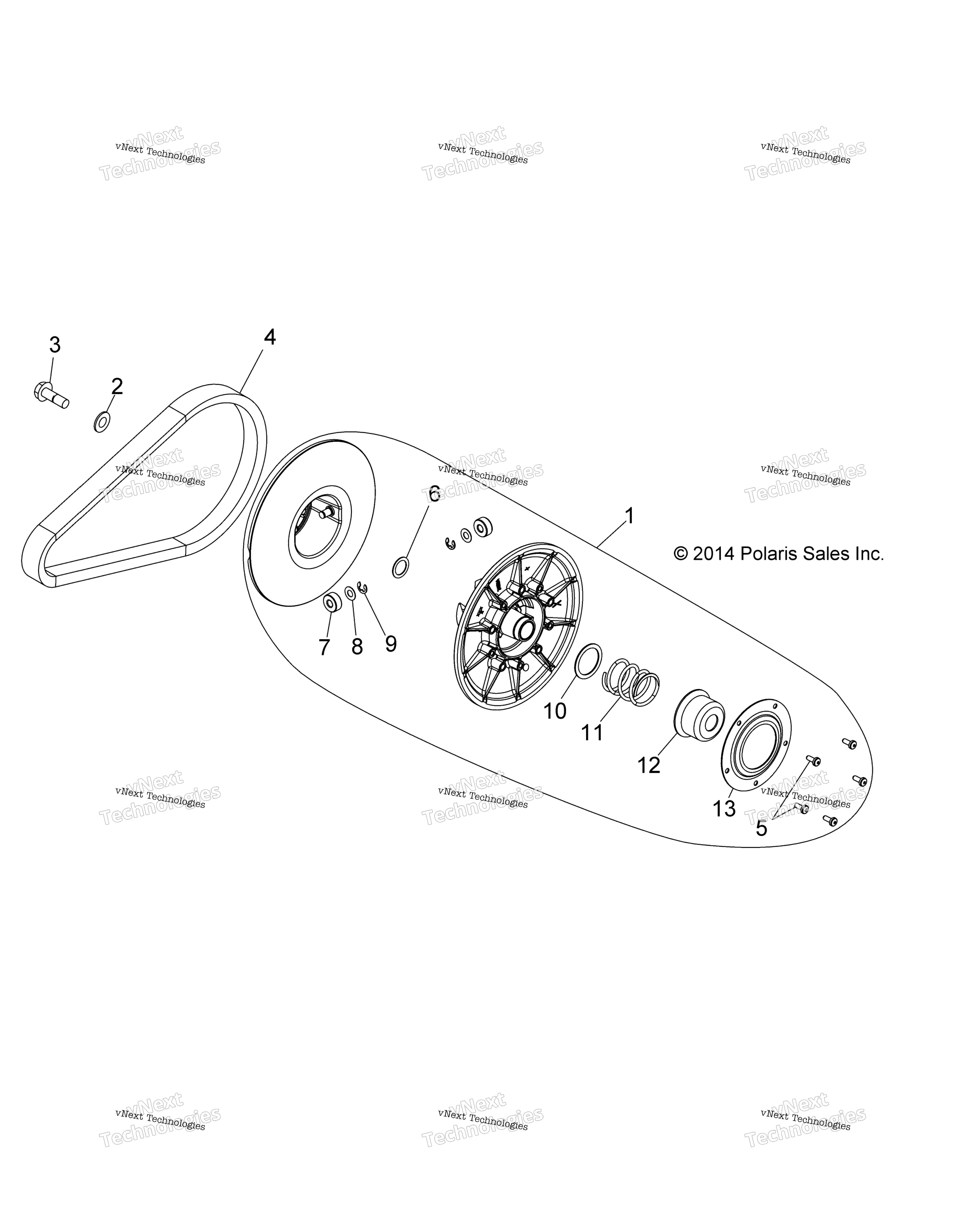 Трансмиссия, вторичное сцепление