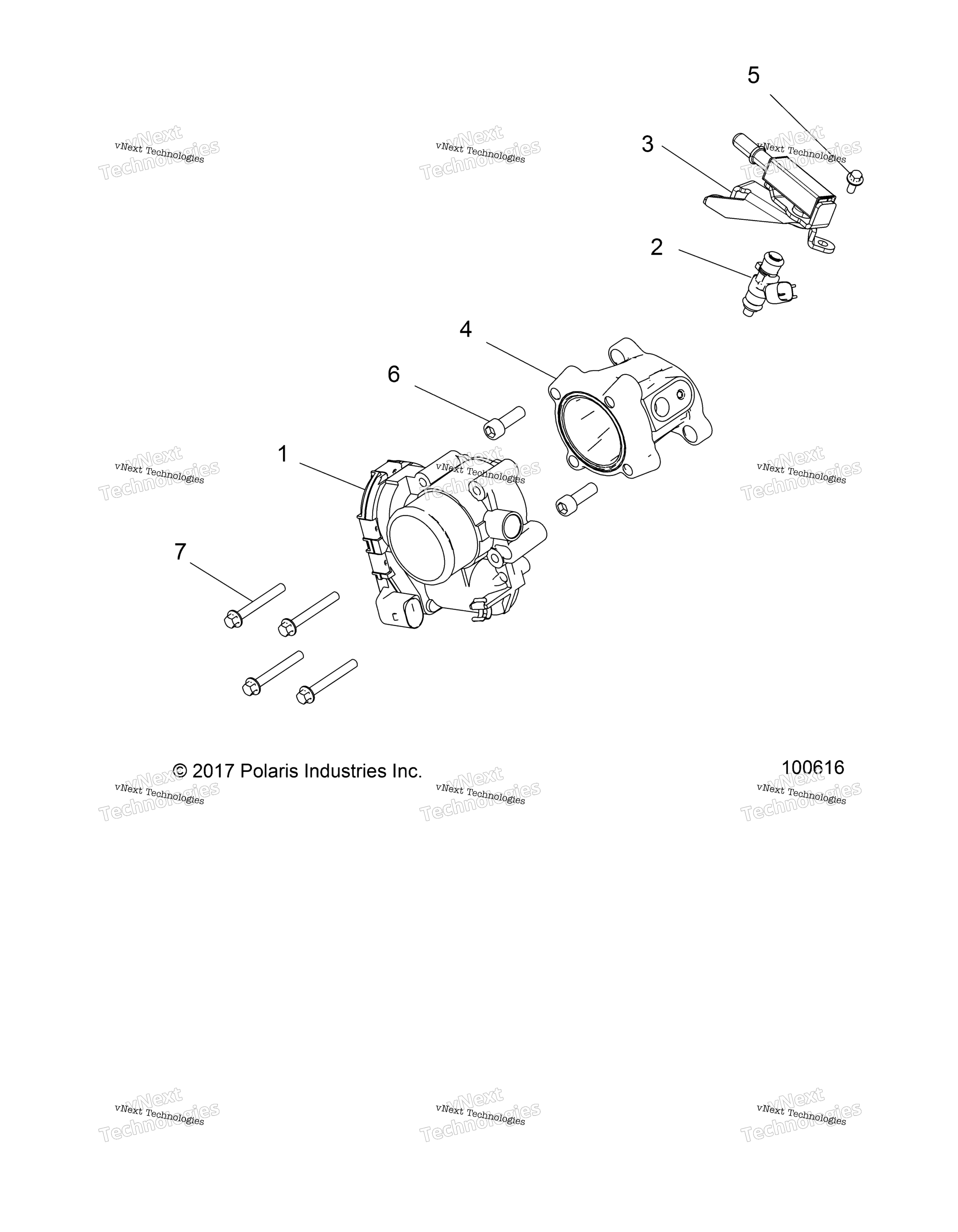 Двигатель, дроссельный узел & Fuel Rail