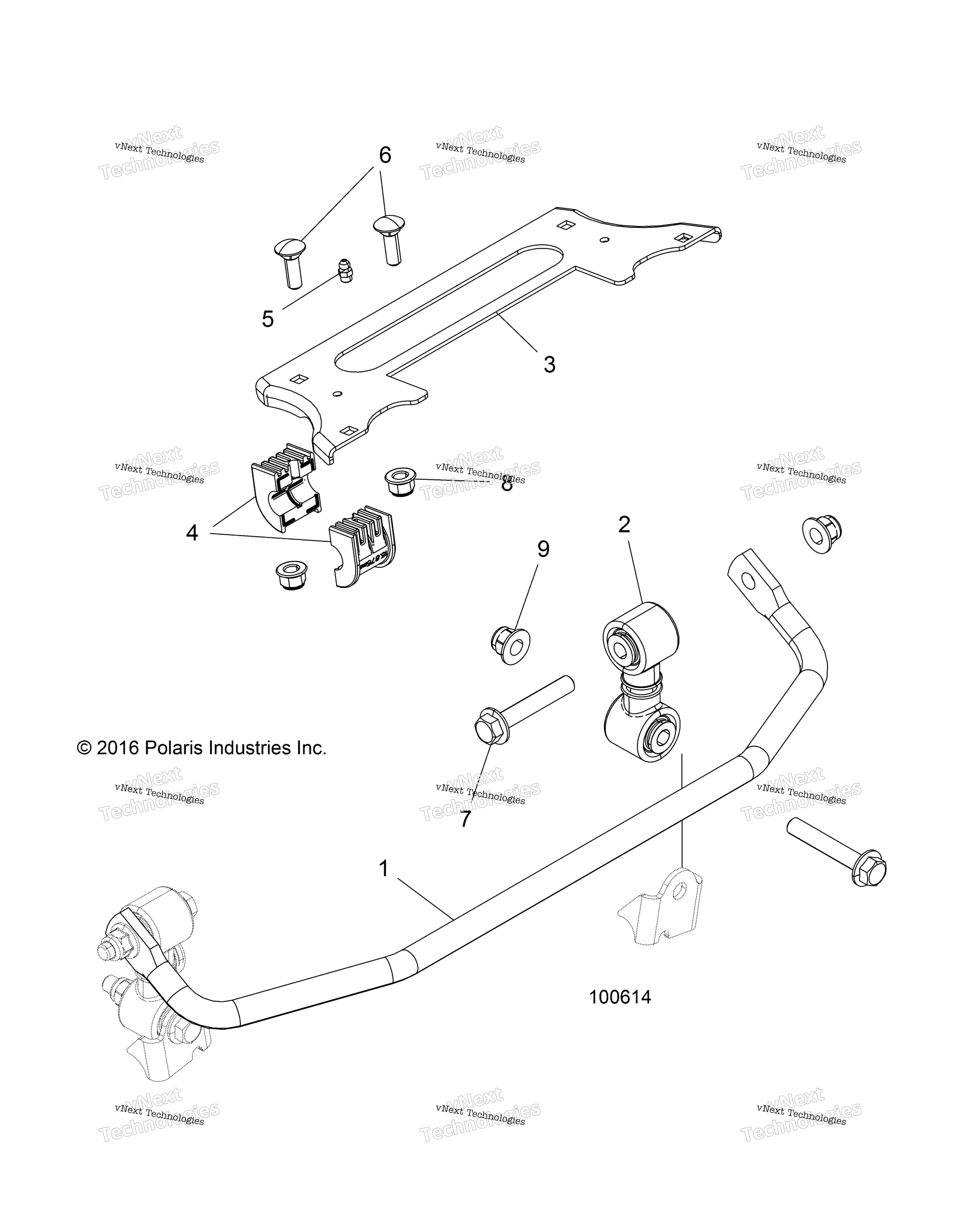 Suspension, Stabilizer Bar, передний