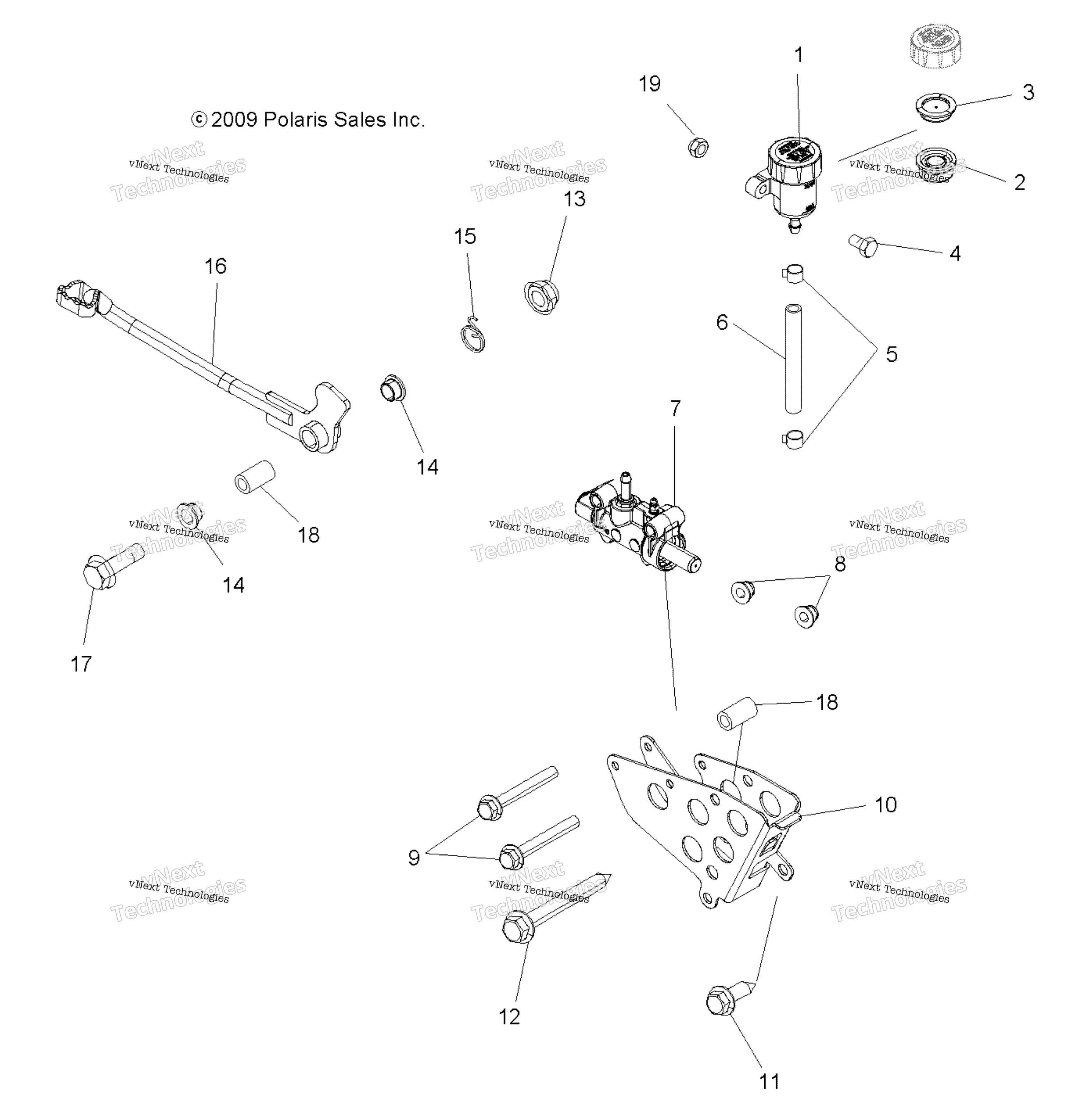 Brakes, тормоз Pedal & Master цилиндр A17sxa85a1 / A7 / Sxe85ag / Am / As / A9