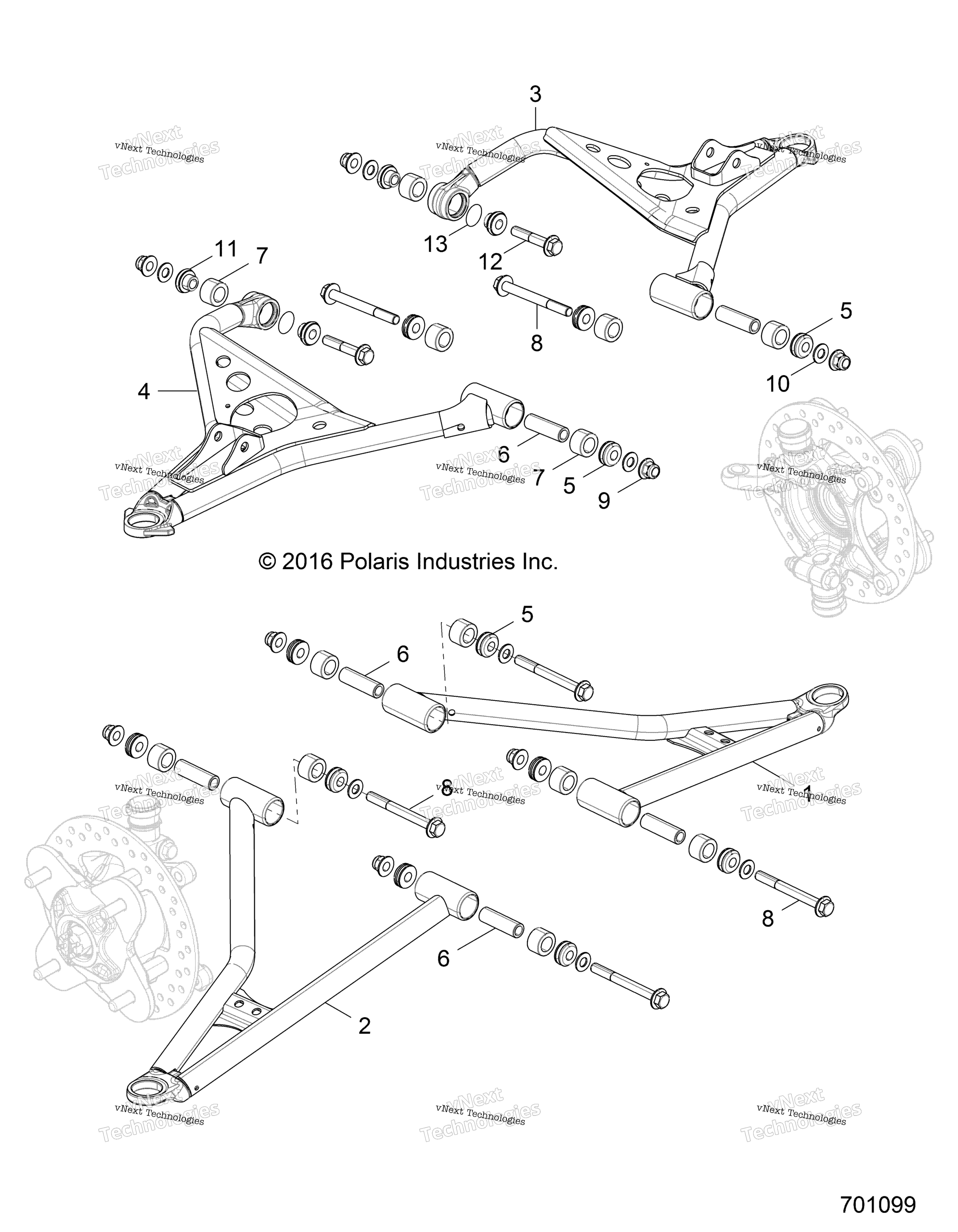 Подвеска, передняя Control Arms Z17va/E/X87 All Options