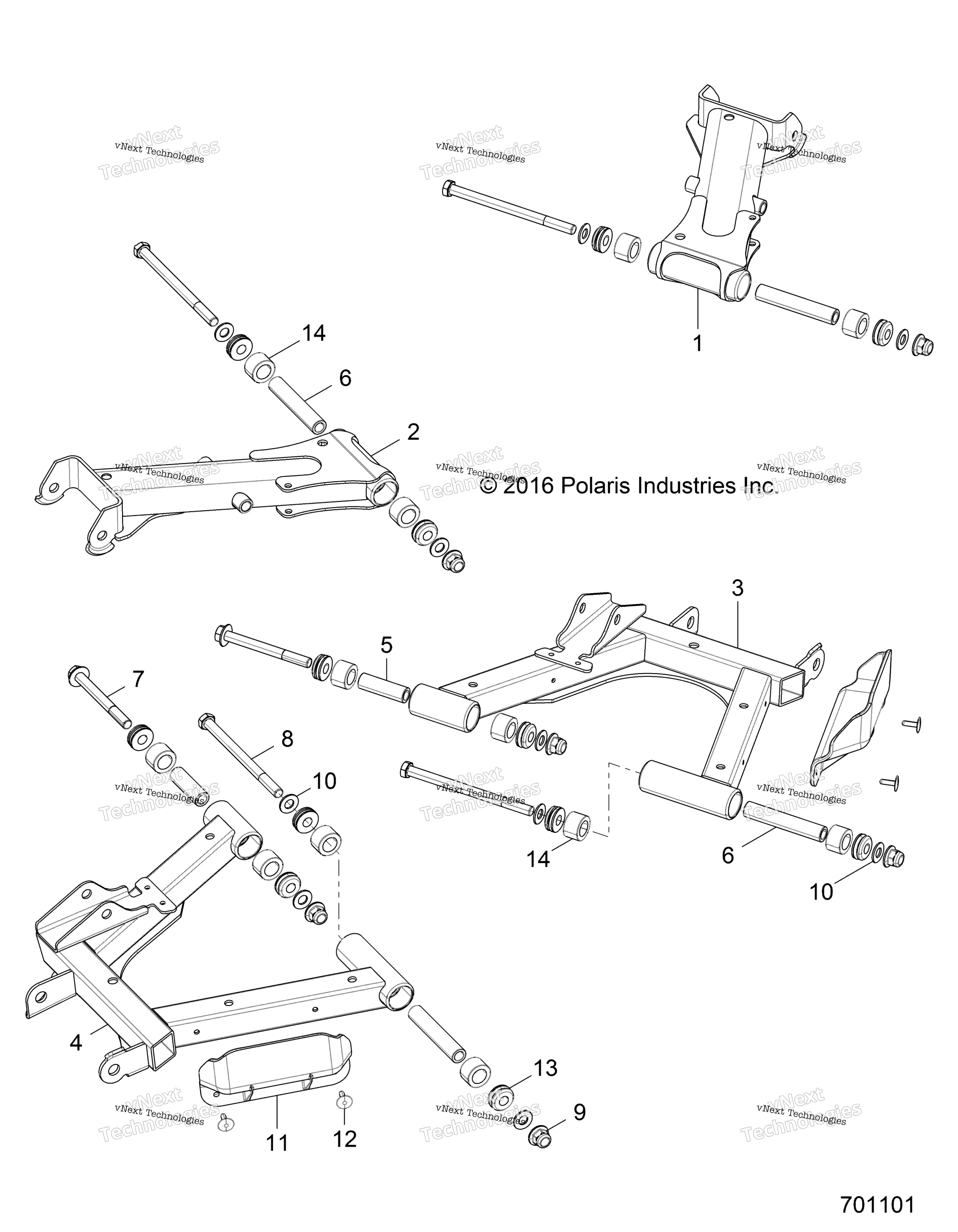 Подвеска, задняя Control Arms Z17va/E/X87 All Options