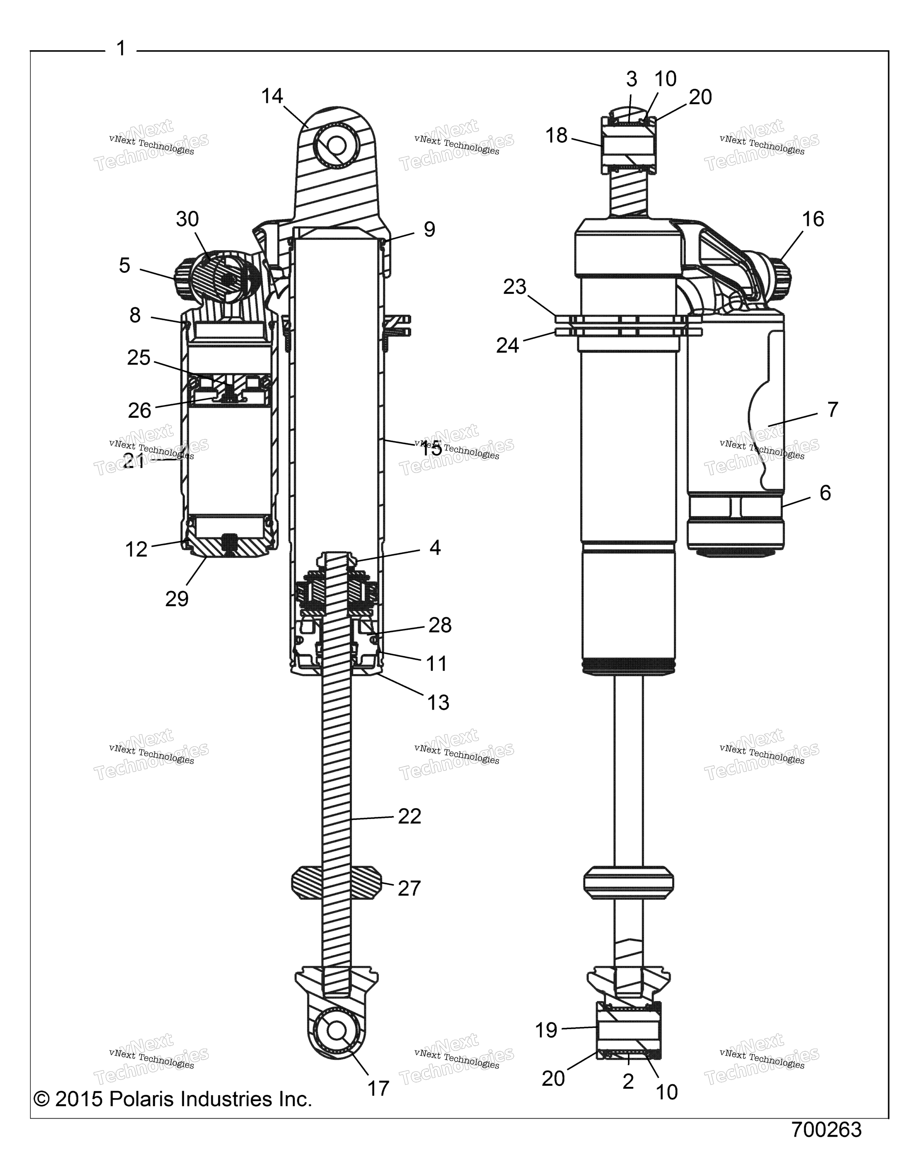 Подвеска, задний амортизатор Internals Z17vax87ak