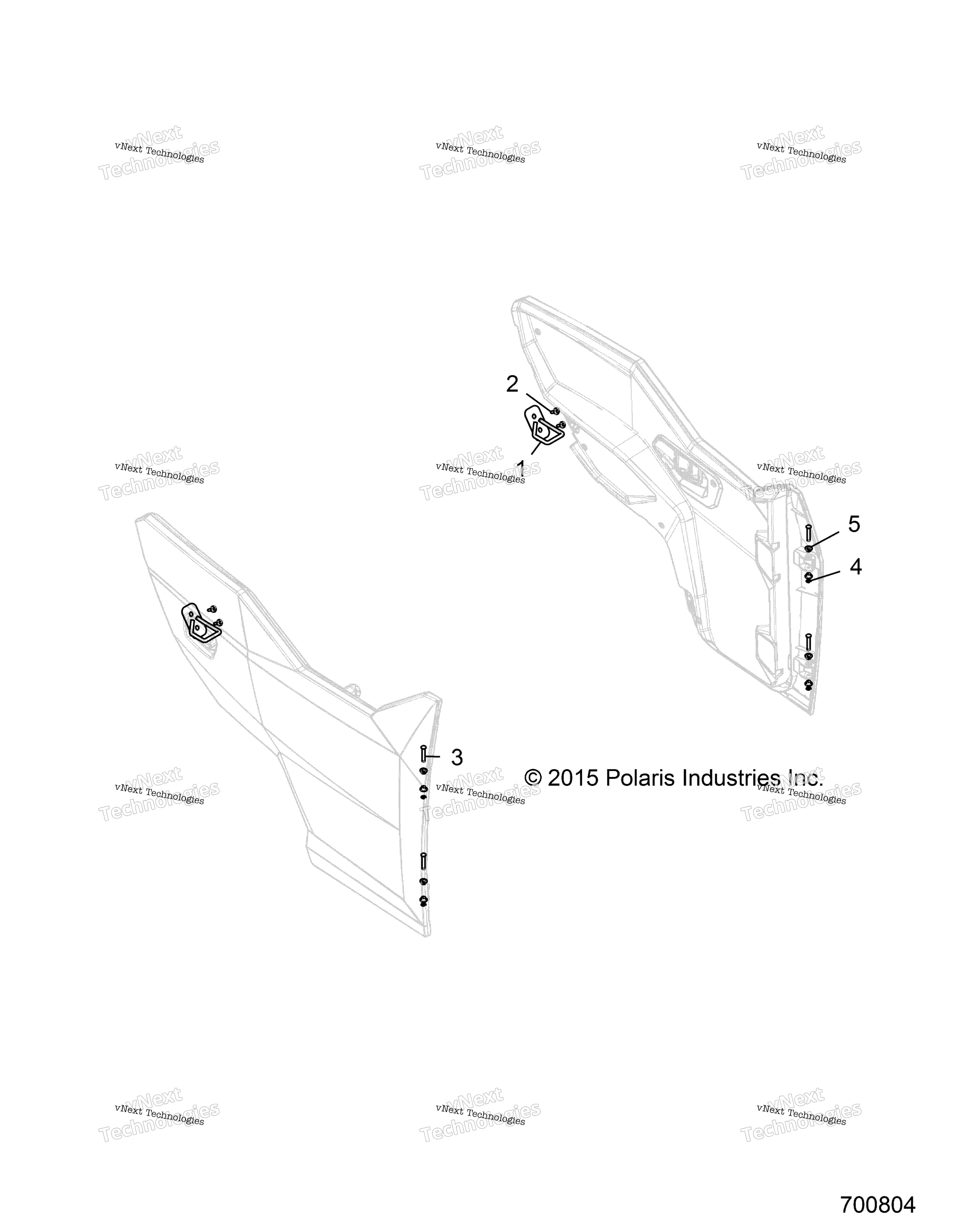 Body, Door Mounting, передний