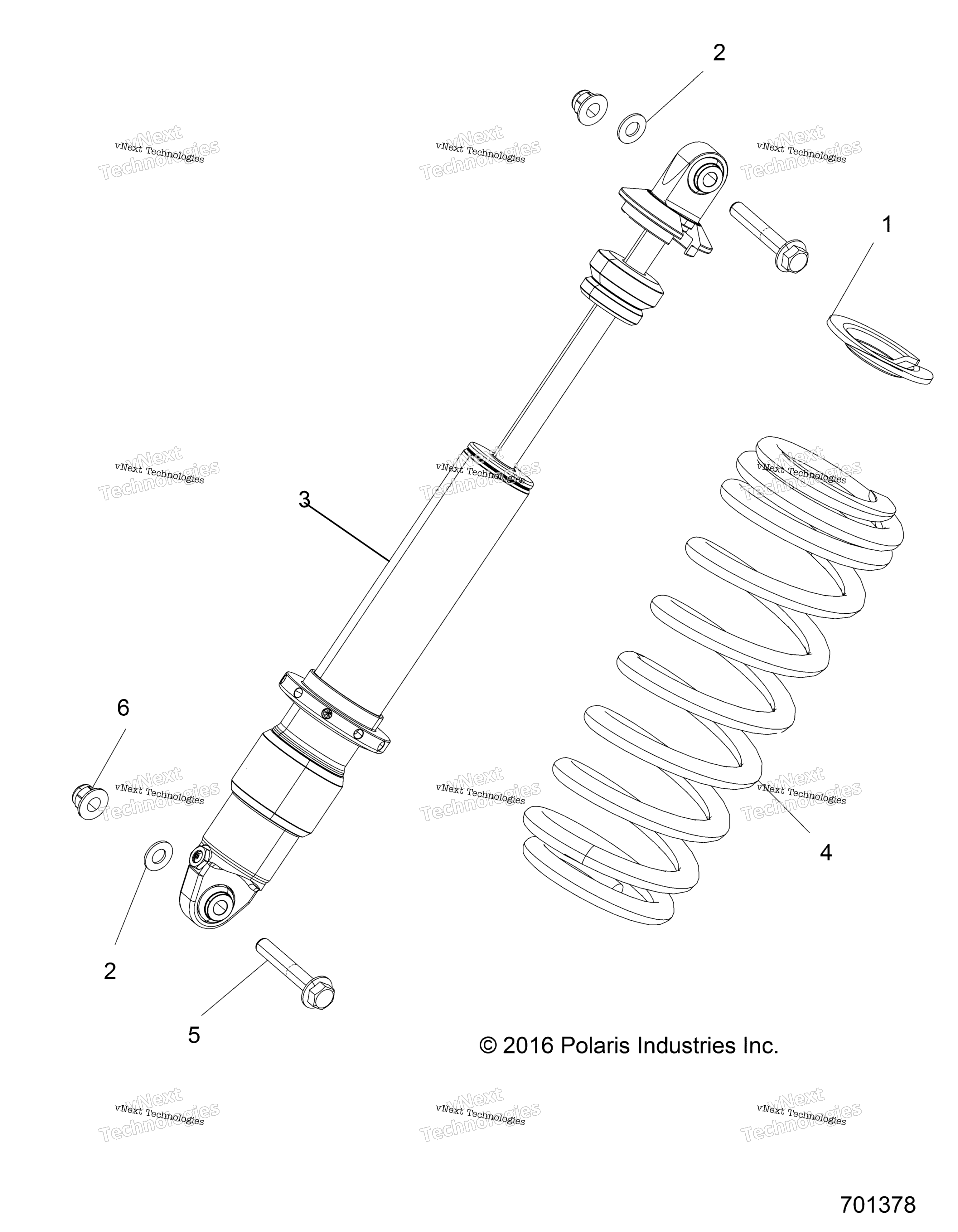 Подвеска, передний амортизатор Mounting
