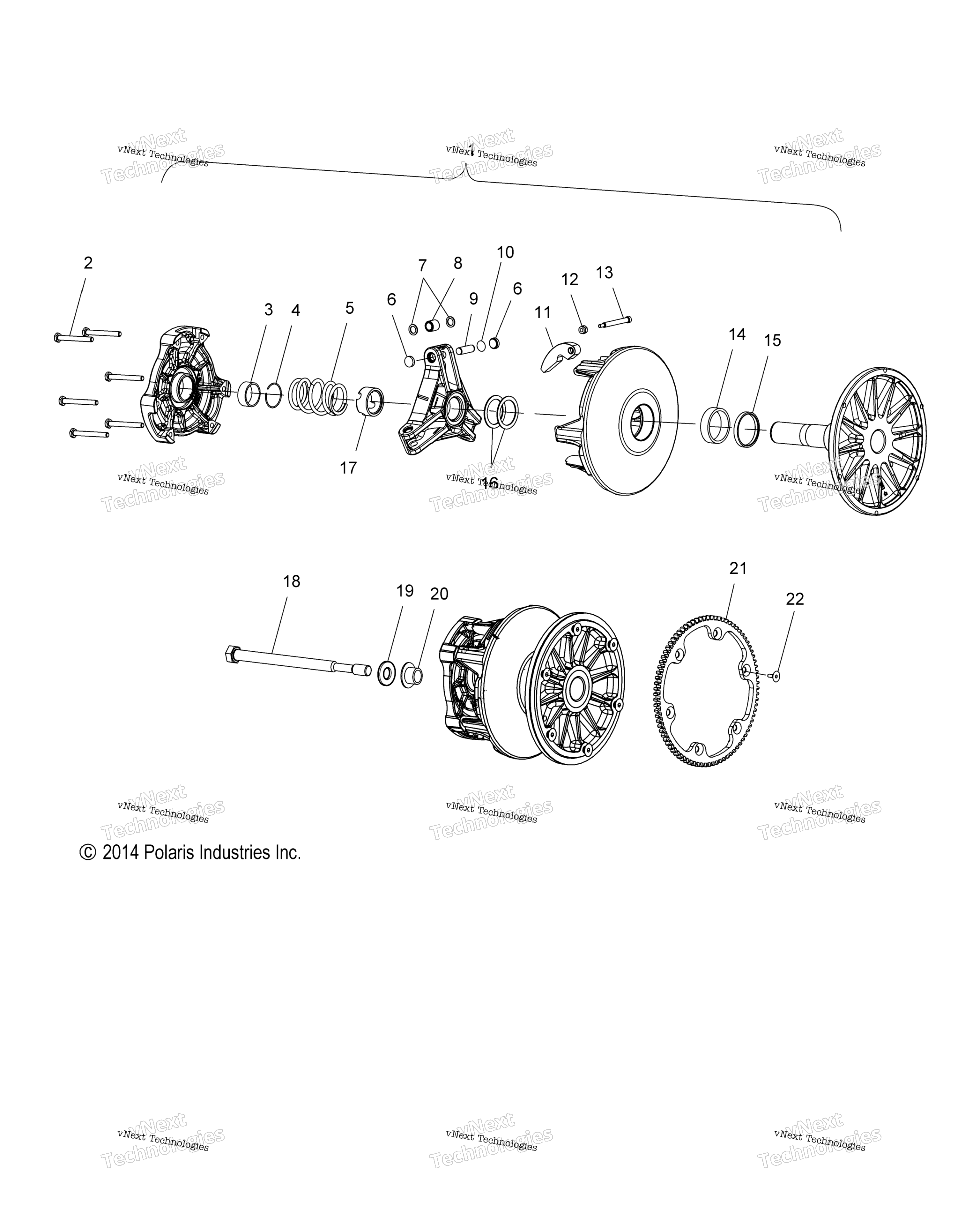 Привод Train, Clutch, Primary All Options
