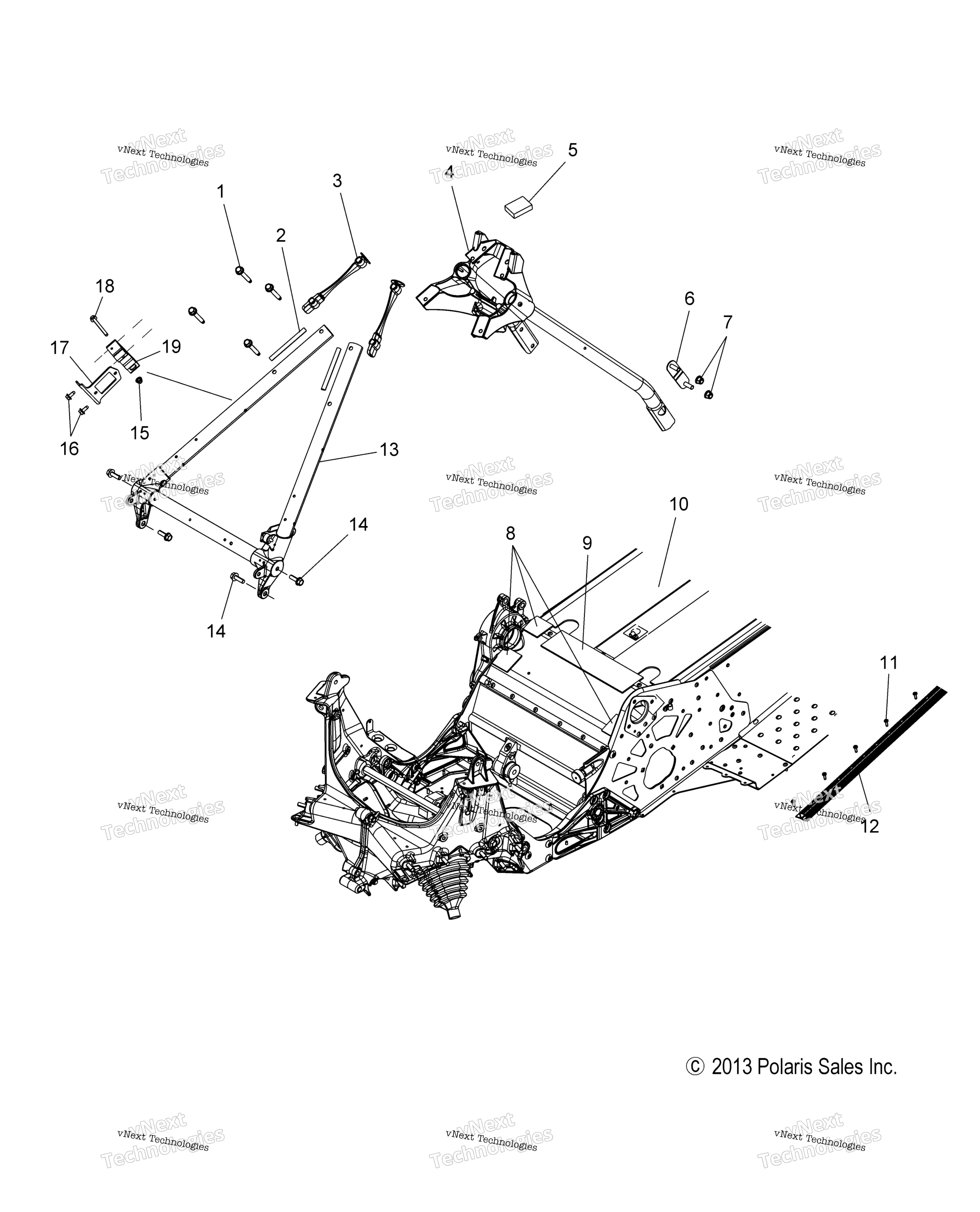 Chassis, Chassis Asm. & Over Structure All опции