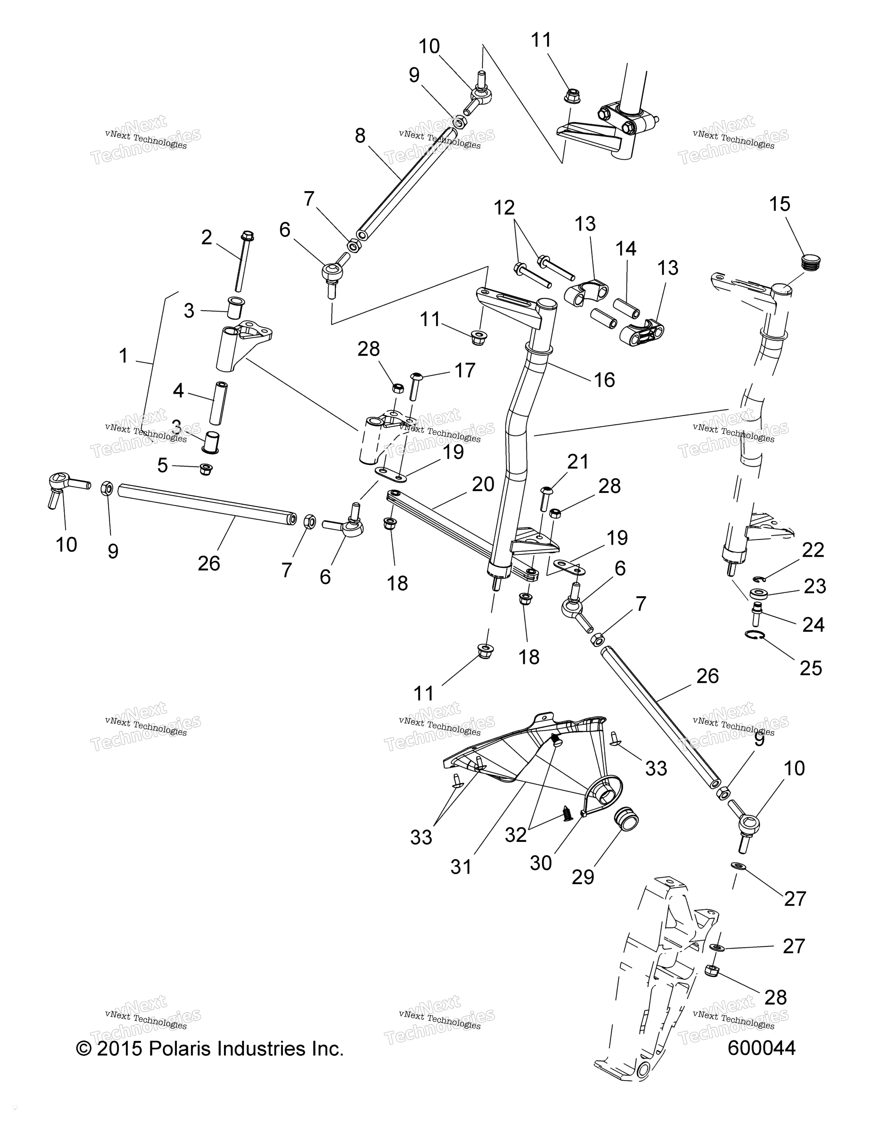 Steering, Lower S17en8 / Eft8 All Options